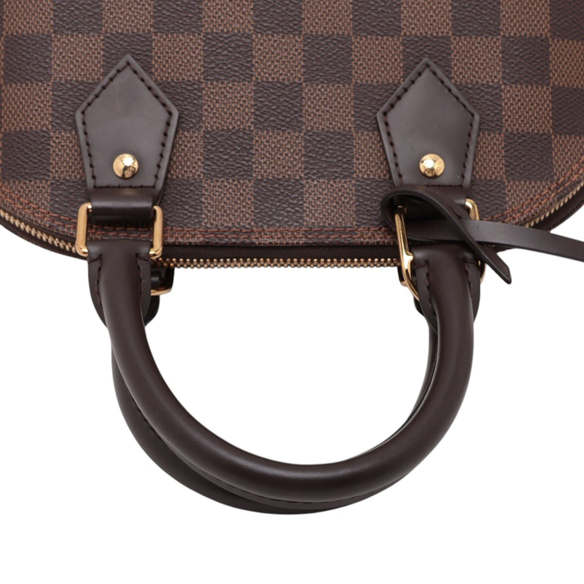 Louis Vuitton Damier Ebene Alma BB — Brown