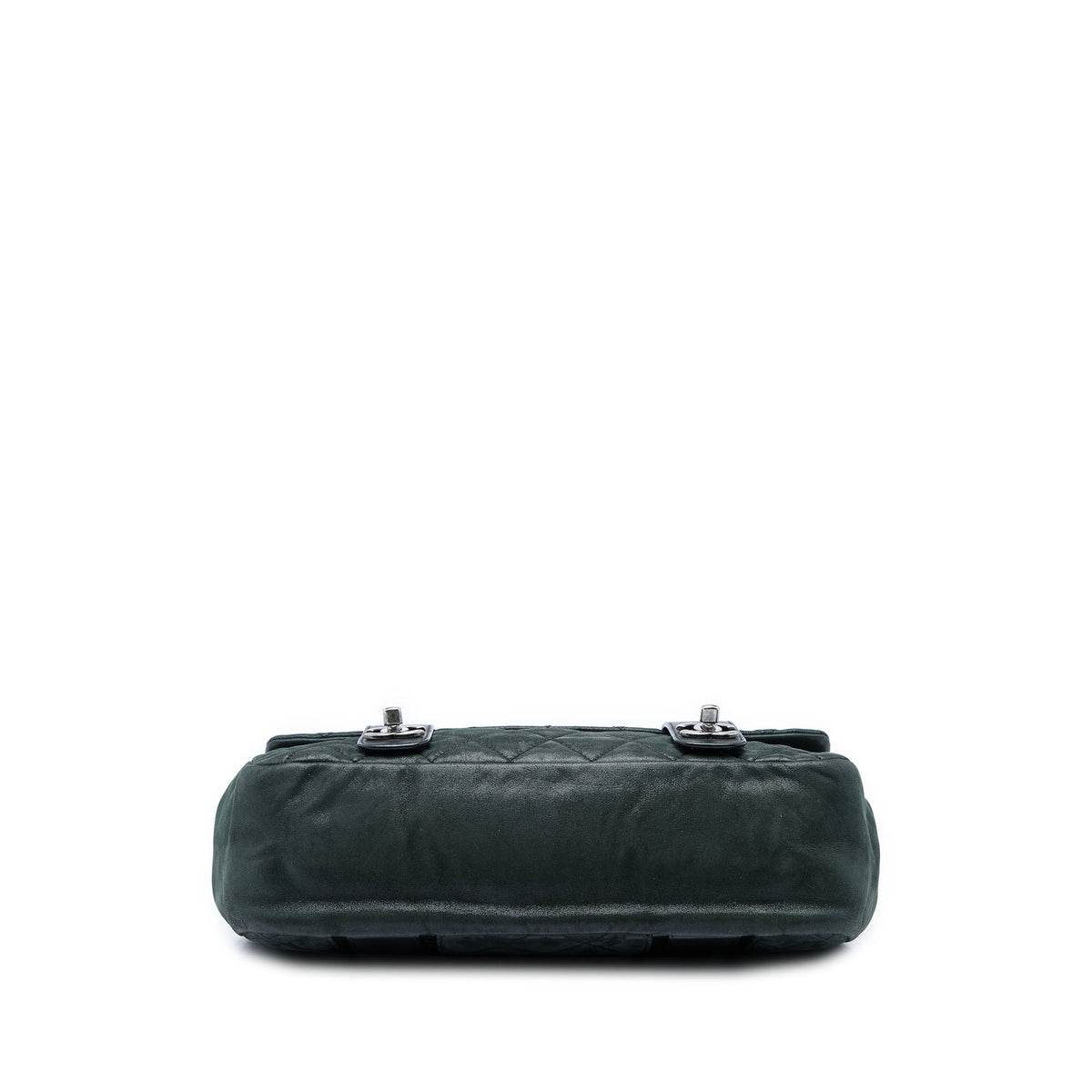 Chanel Quilted Iridescent Calfskin In The Mix Messenger Flap — Gray