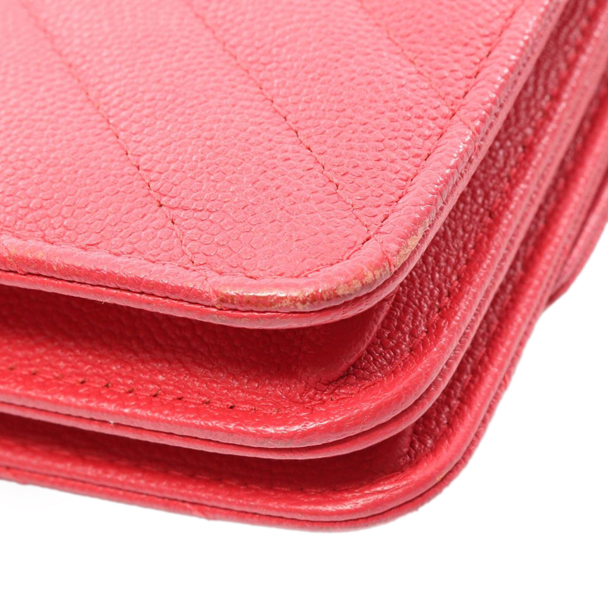 Chanel Chevron Caviar Boy Wallet on Chain