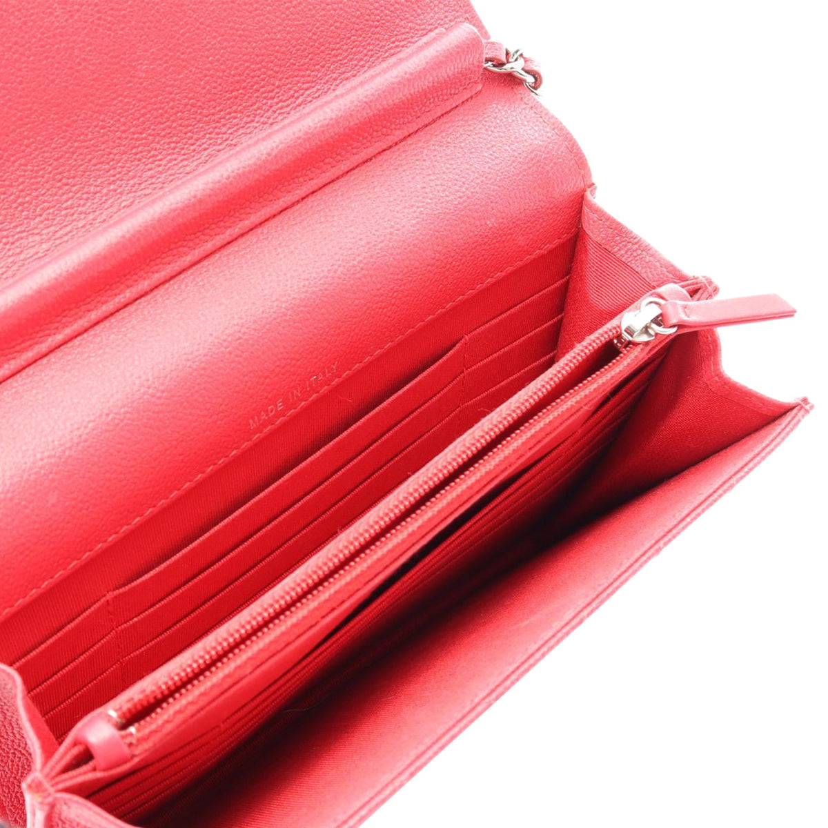 Chanel Chevron Caviar Boy Wallet on Chain