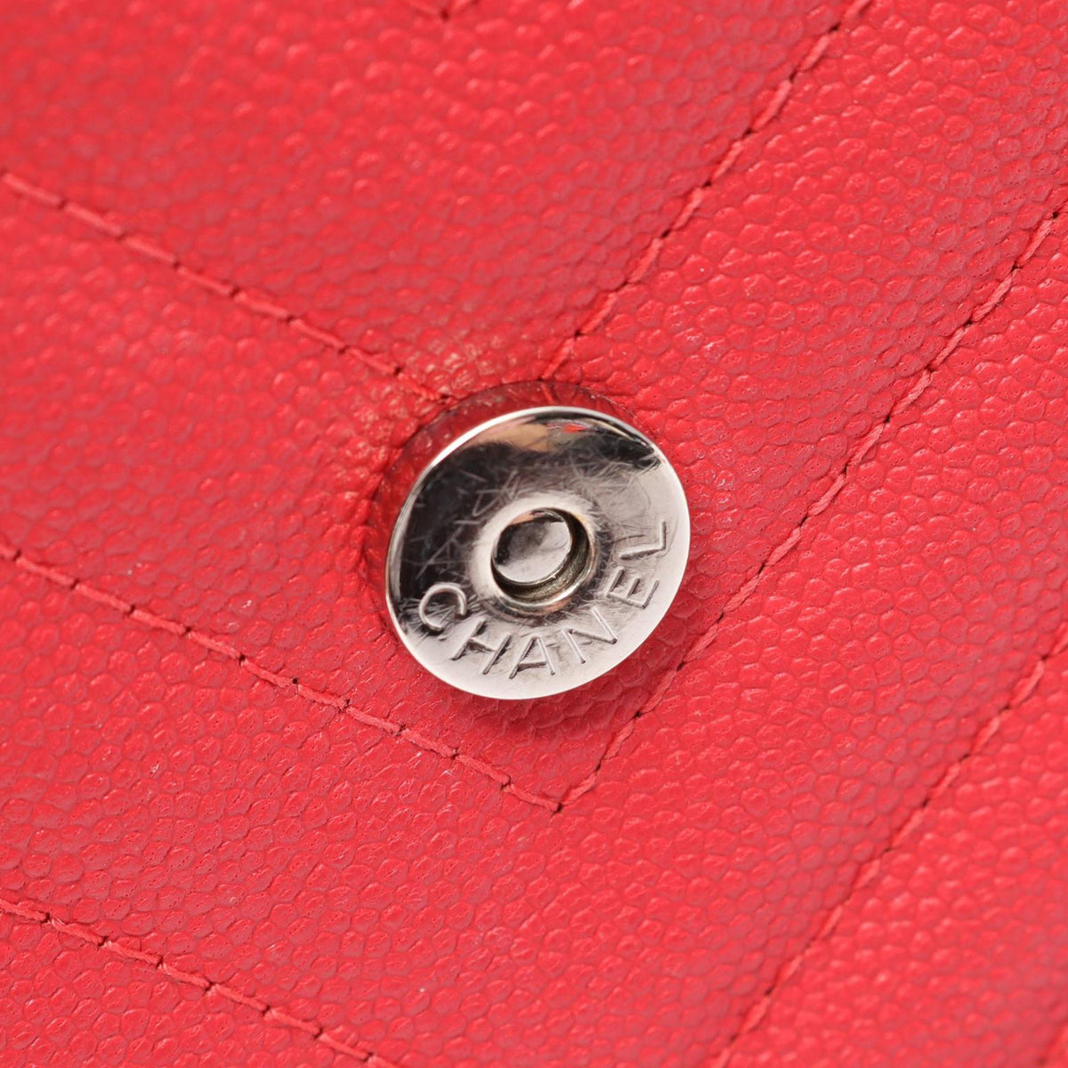 Chanel Chevron Caviar Boy Wallet on Chain