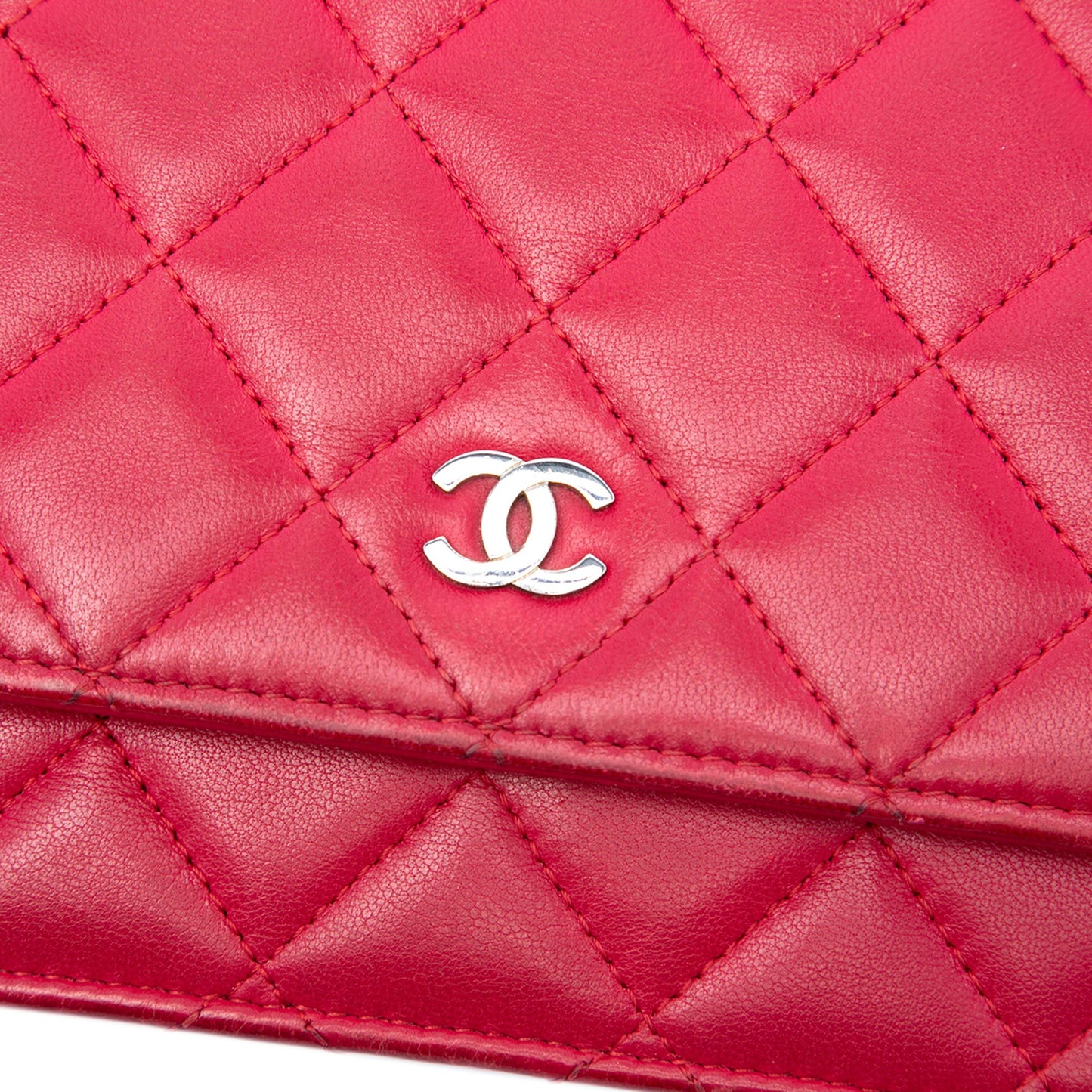 Chanel CC Quilted Lambskin Wallet on Chain