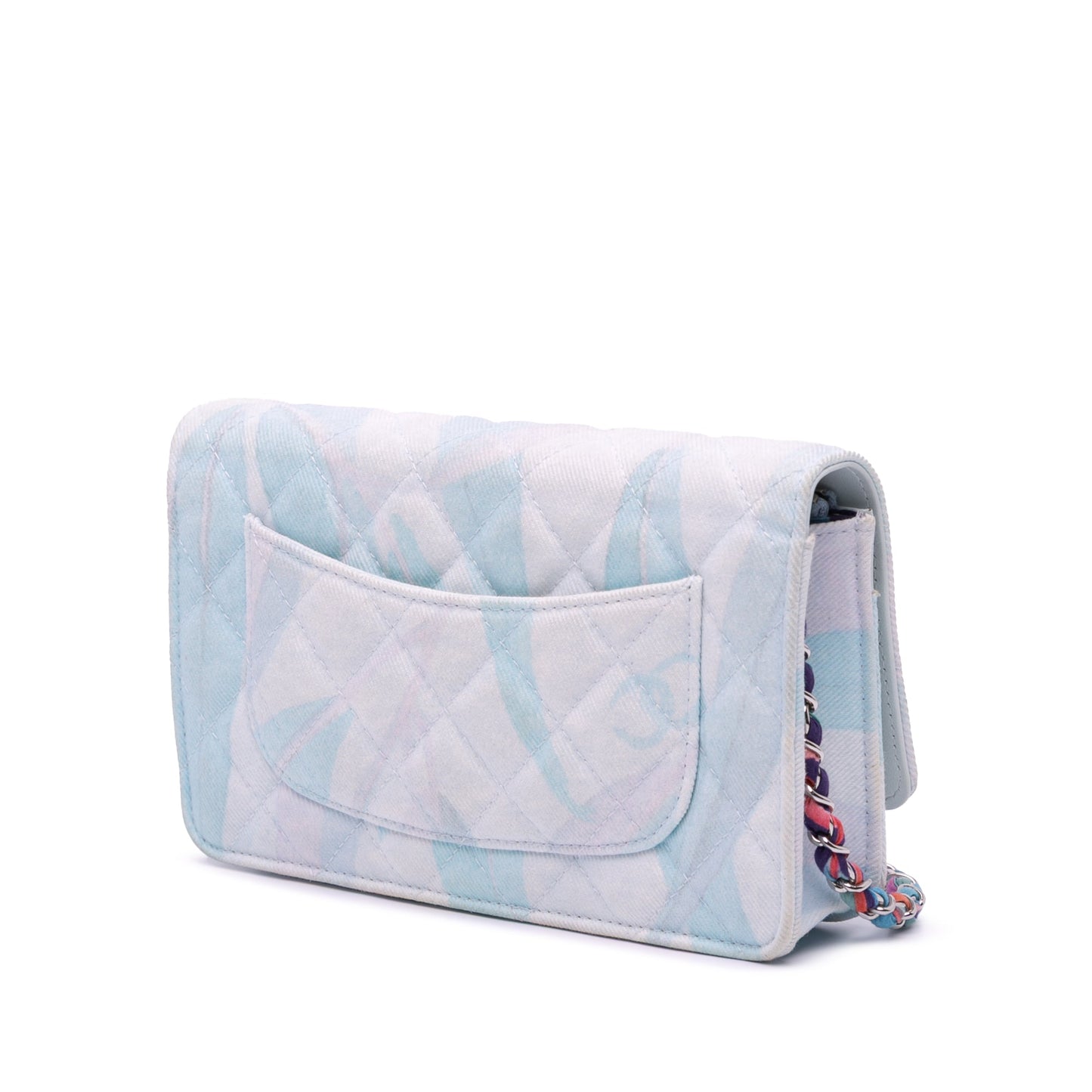 Chanel CC Quilted Canvas Jungle Jeans Wallet on Chain