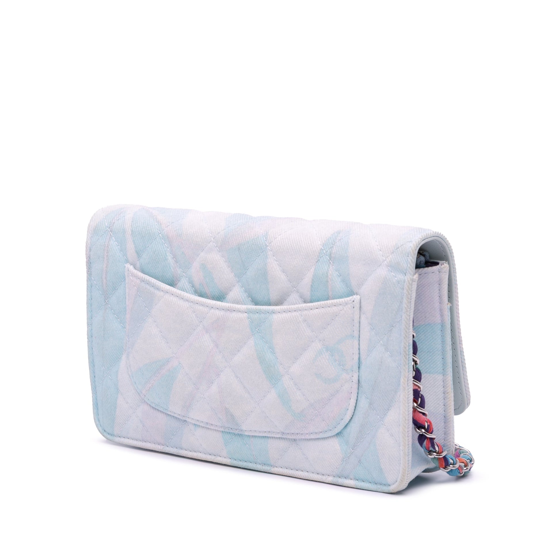 Chanel CC Quilted Canvas Jungle Jeans Wallet on Chain