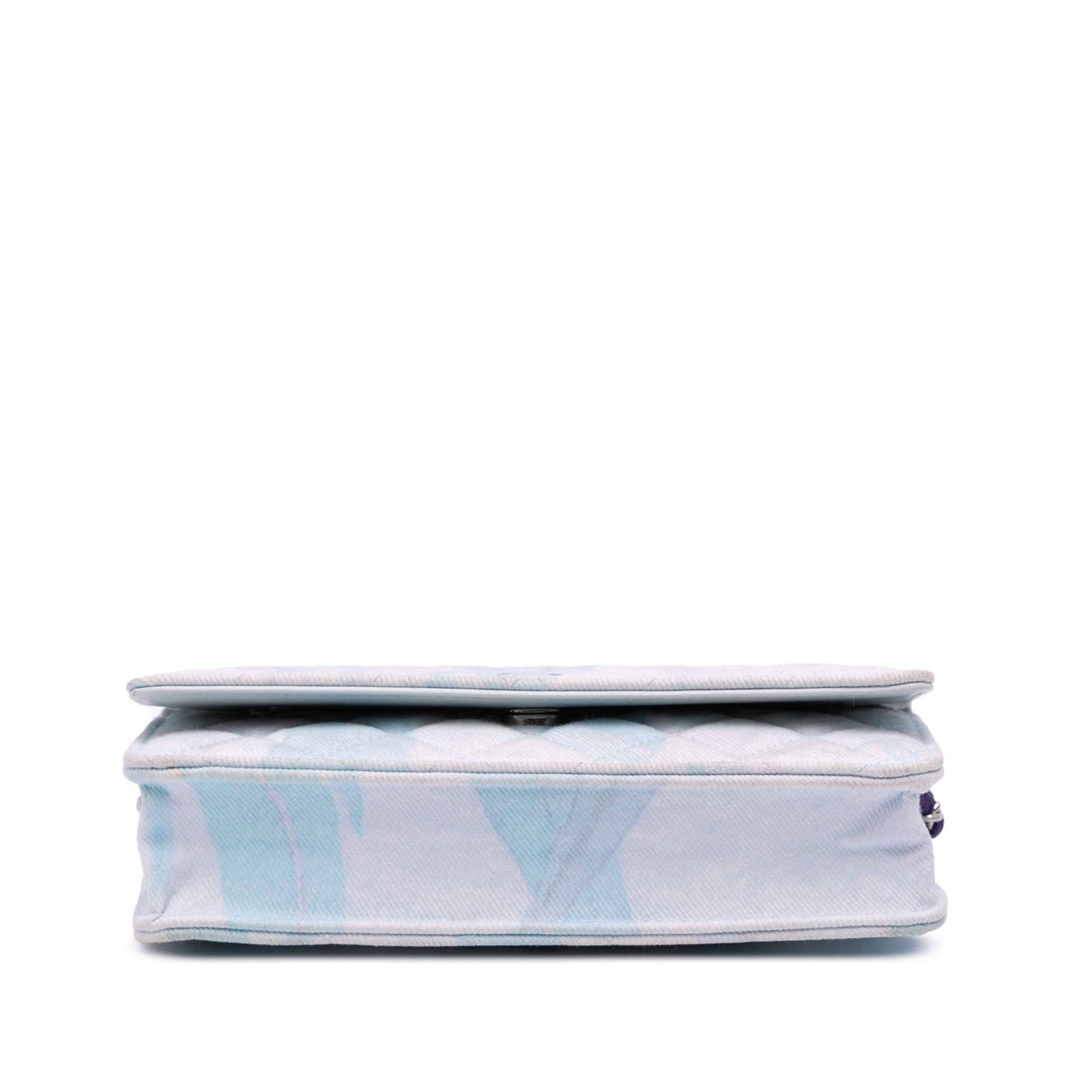 Chanel CC Quilted Canvas Jungle Jeans Wallet on Chain