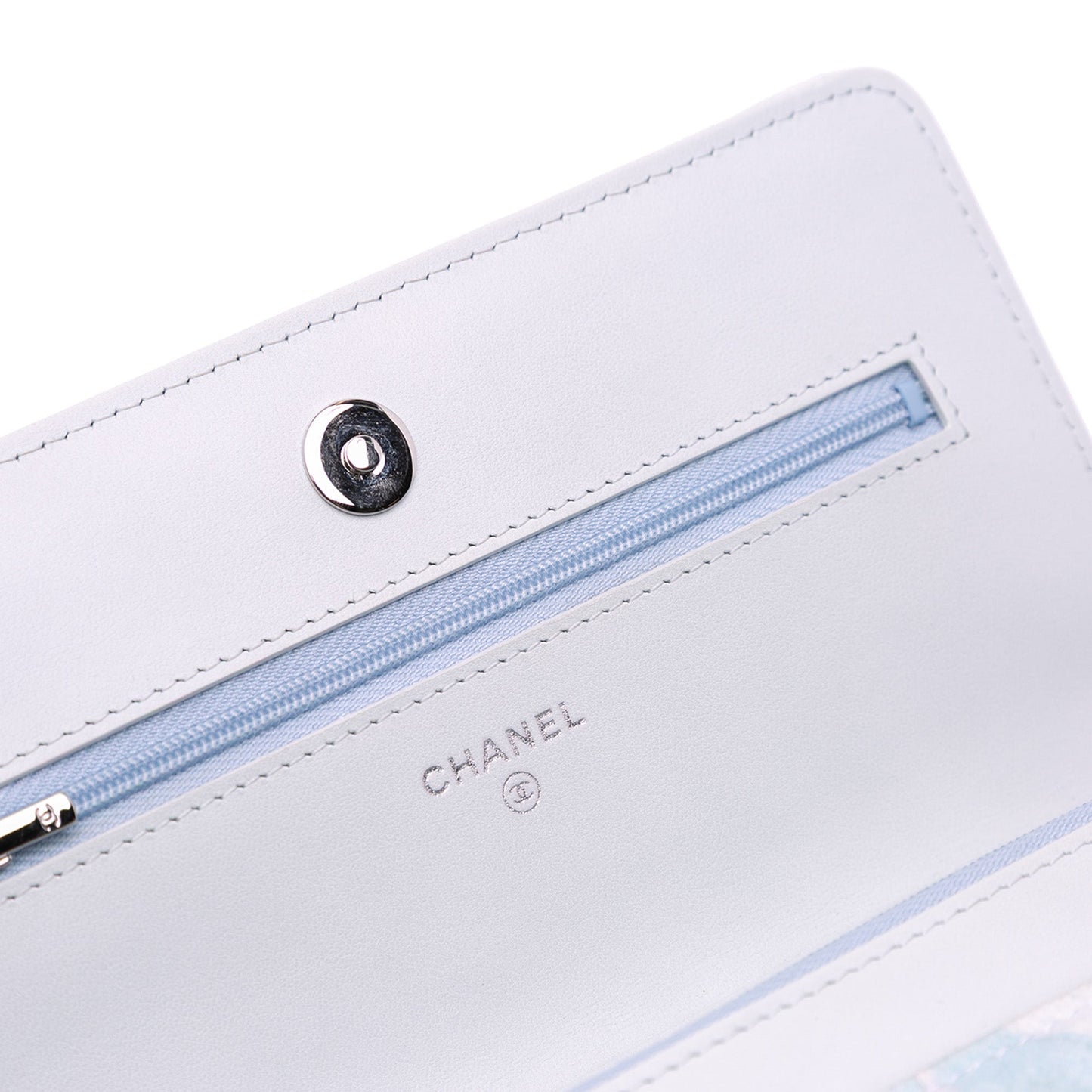 Chanel CC Quilted Canvas Jungle Jeans Wallet on Chain