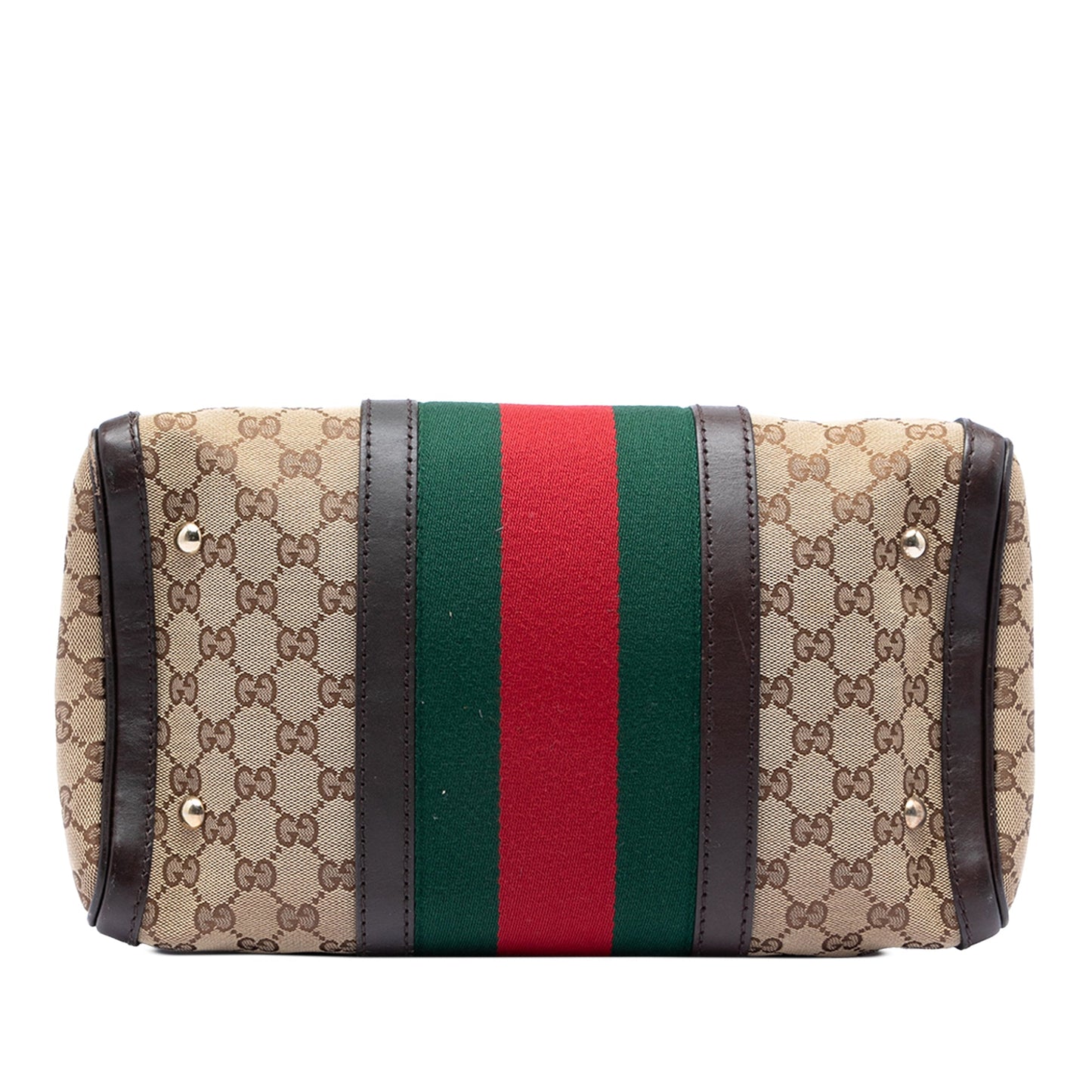 Gucci Medium GG Canvas Web Joy Boston Bag