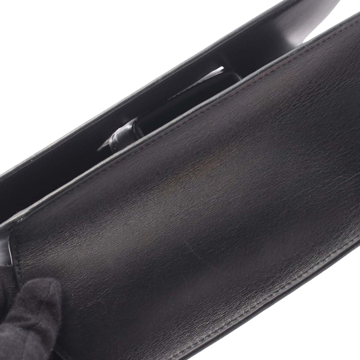 LOEWE Leather Barcelona Flap — Black