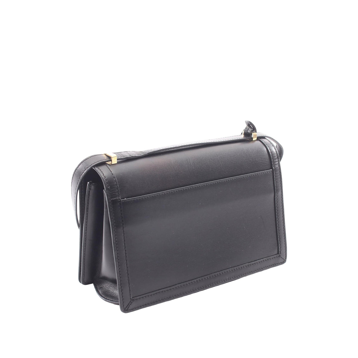 LOEWE Leather Barcelona Flap — Black