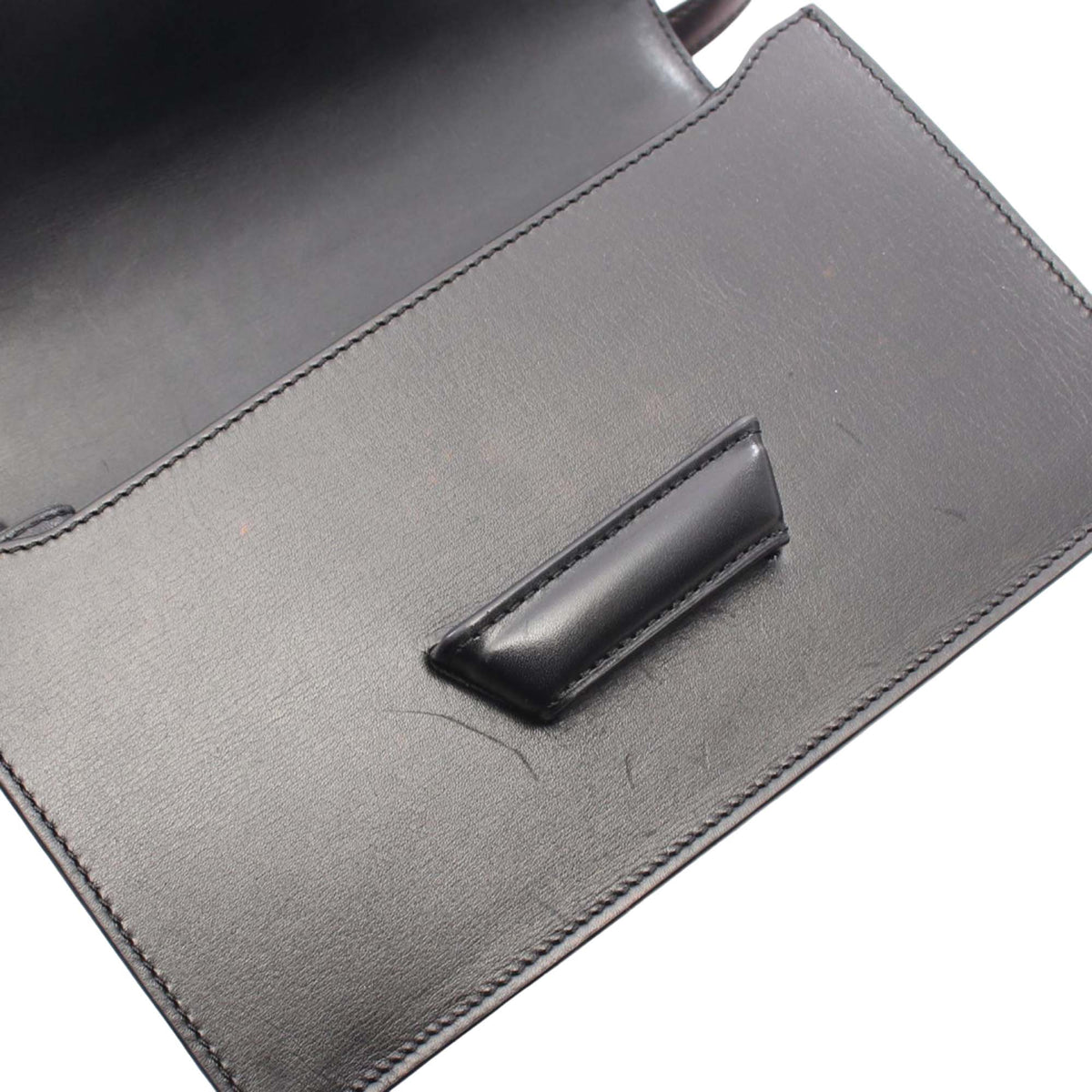 LOEWE Leather Barcelona Flap — Black