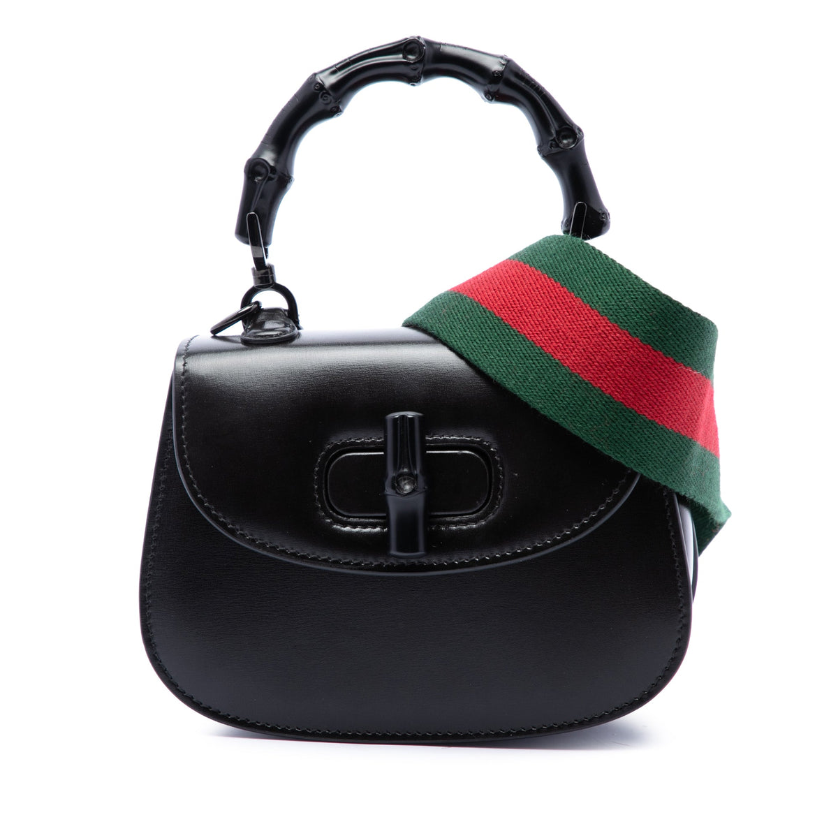 Gucci Mini Calfskin 1947 Bamboo Top Handle Bag
