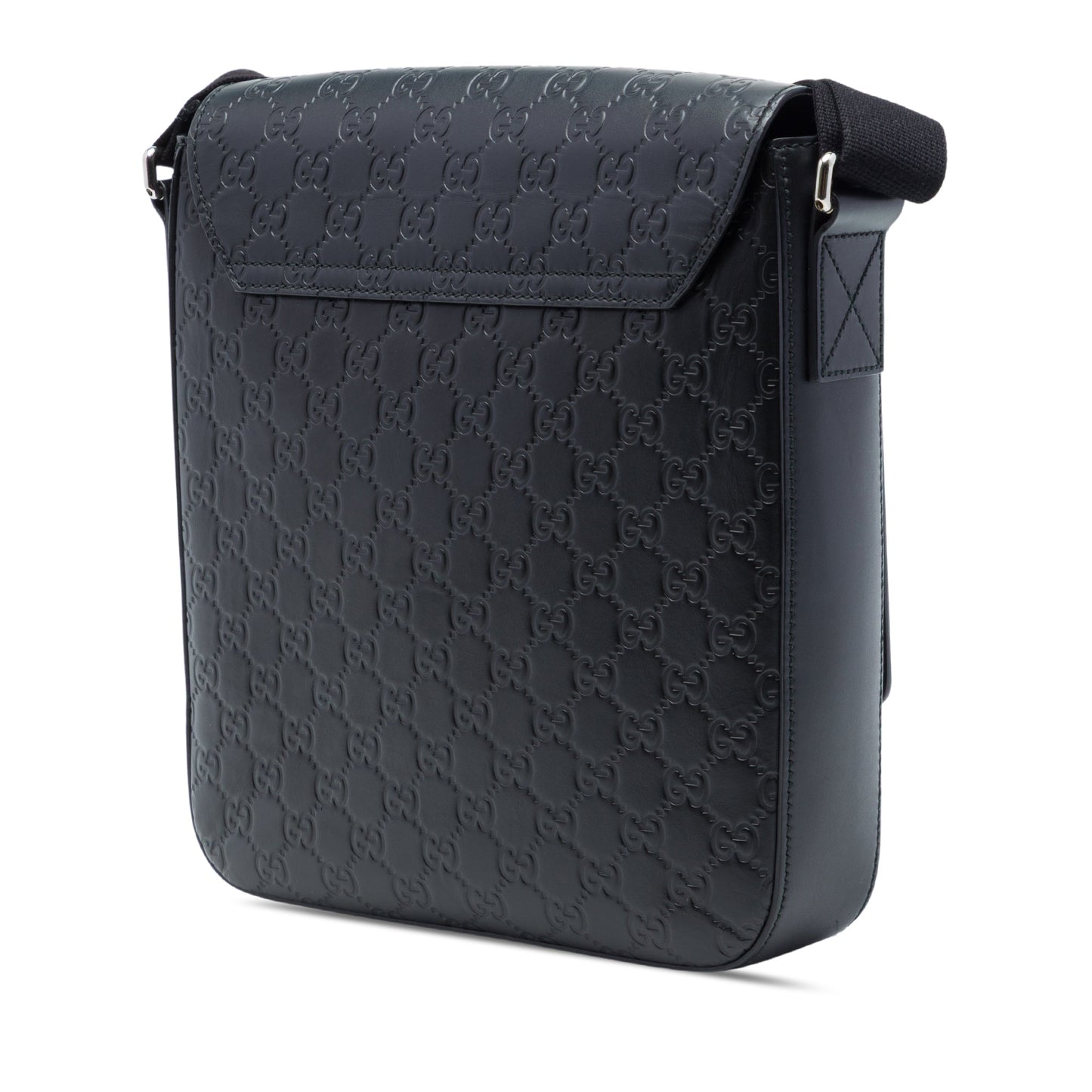 Gucci Guccissima Flap Messenger Bag