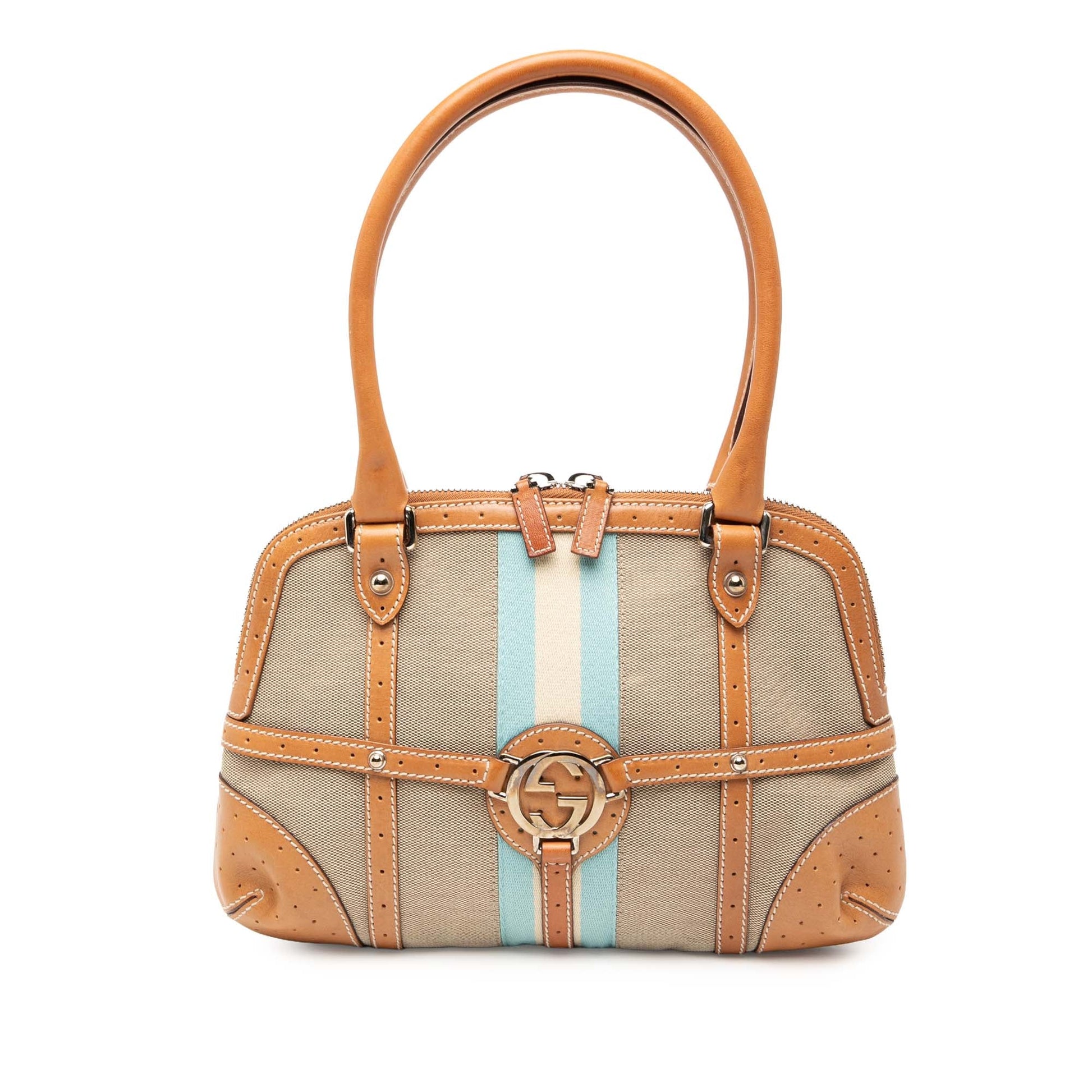 Gucci Canvas Web Reins Shoulder Bag