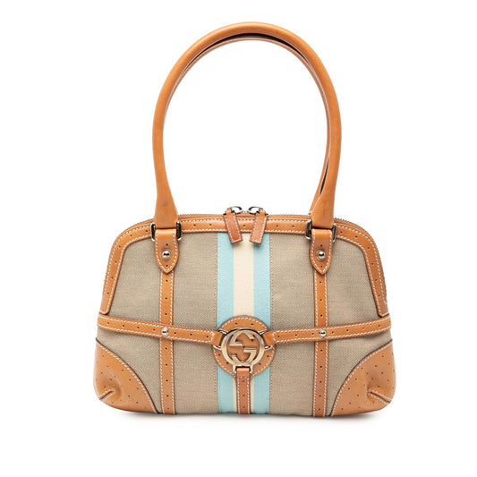 Gucci Canvas Web Reins Shoulder Bag