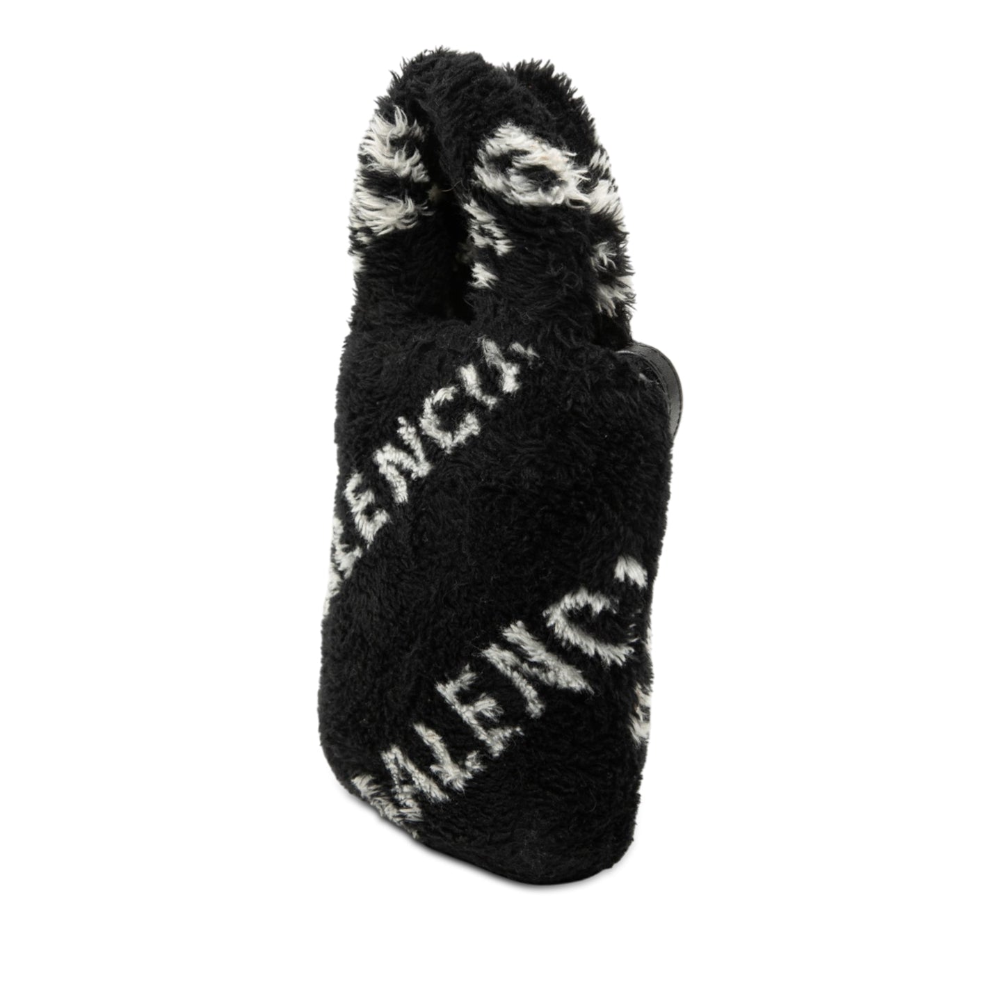 Balenciaga Faux Fur Logo Everyday Phone Holder