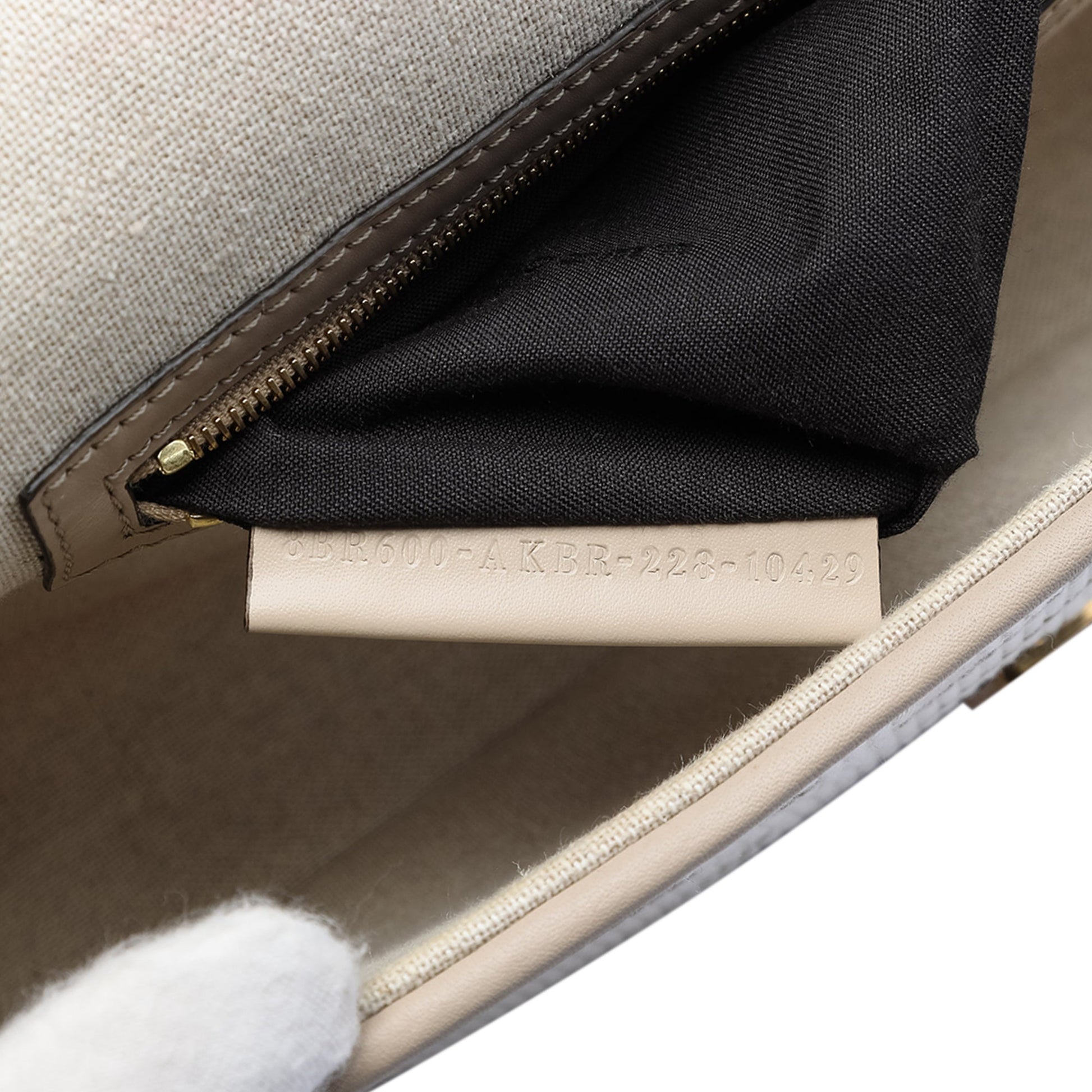 Fendi Zucca Embroidered Canvas Baguette Satchel