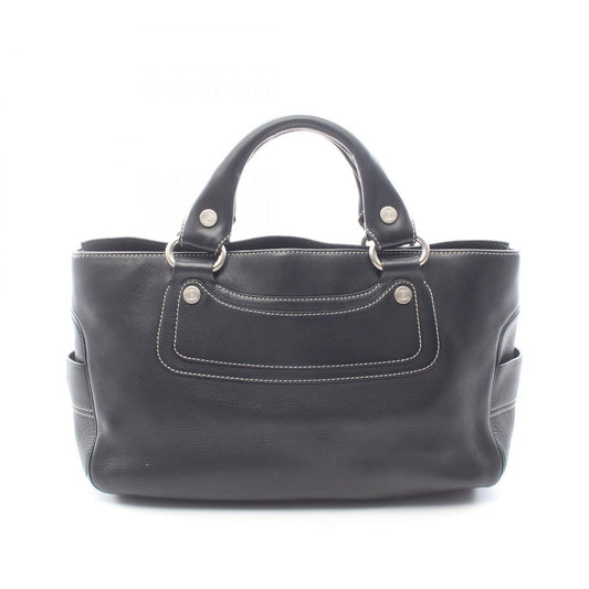 Celine Leather Boogie Handbag — Black