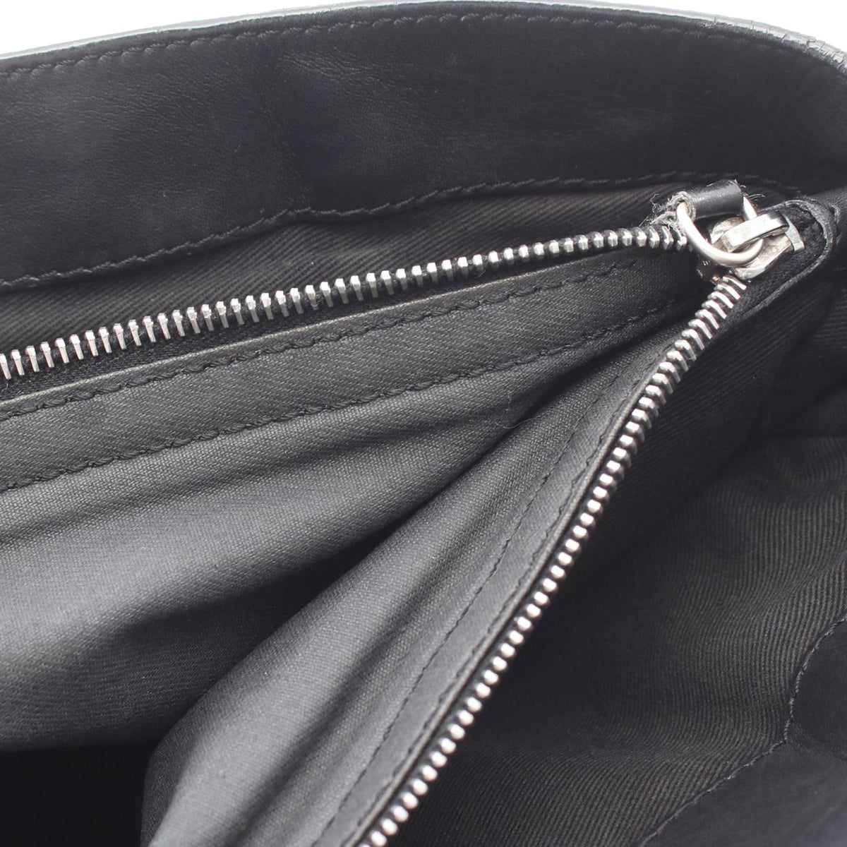 Celine Leather Boogie Handbag — Black