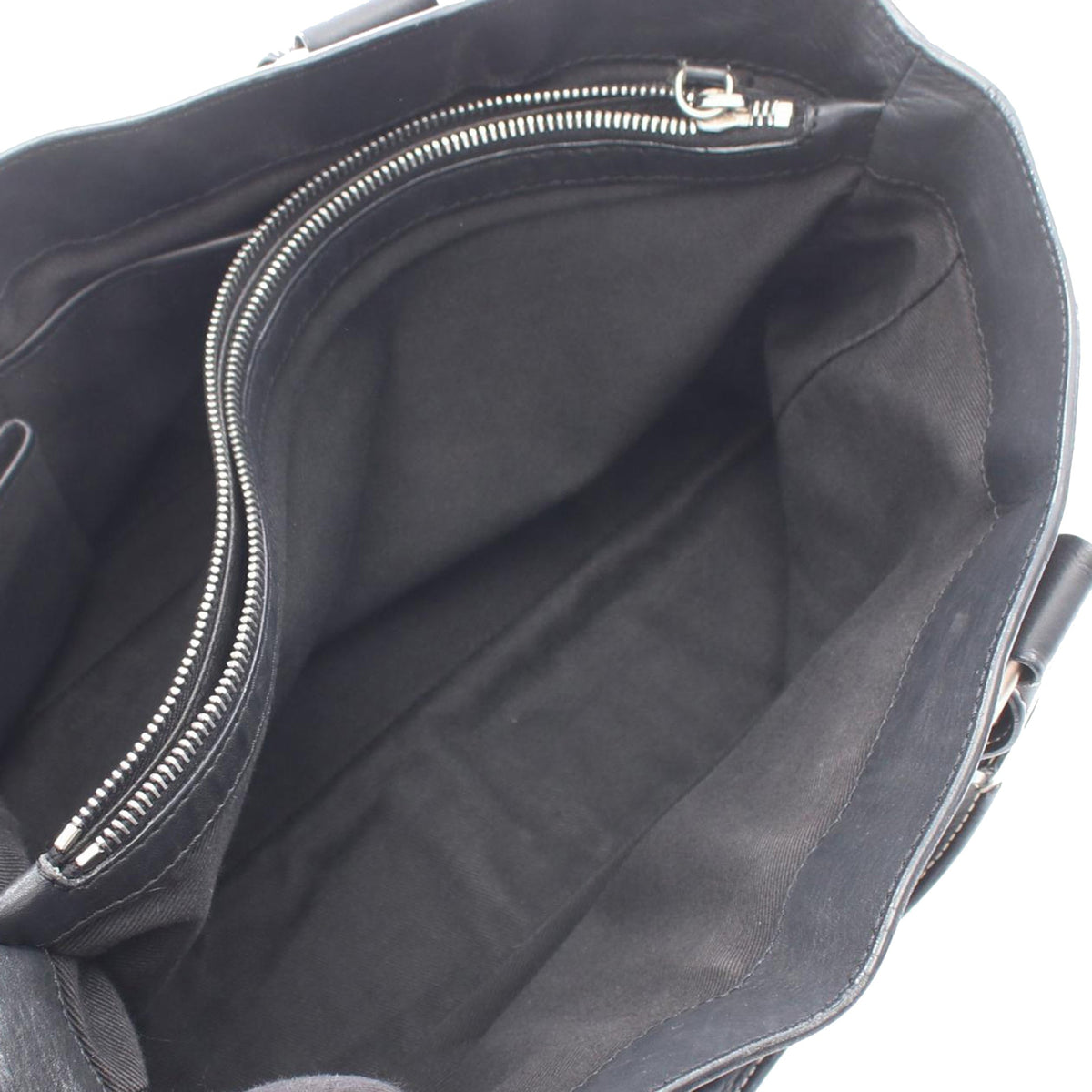 Celine Leather Boogie Handbag — Black
