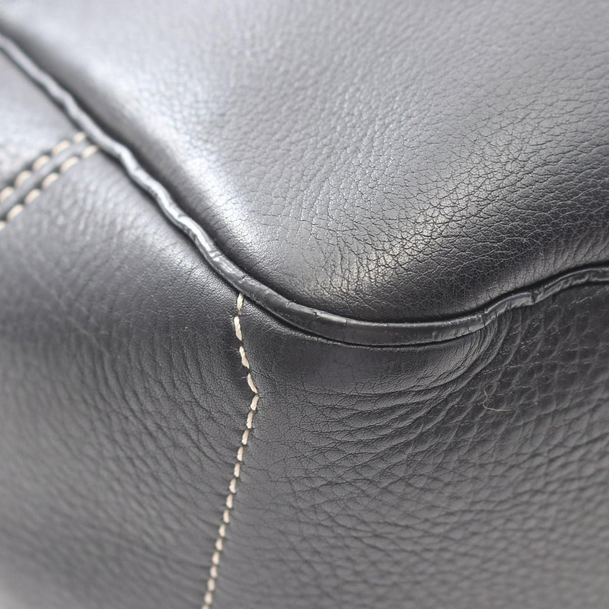Celine Leather Boogie Handbag — Black