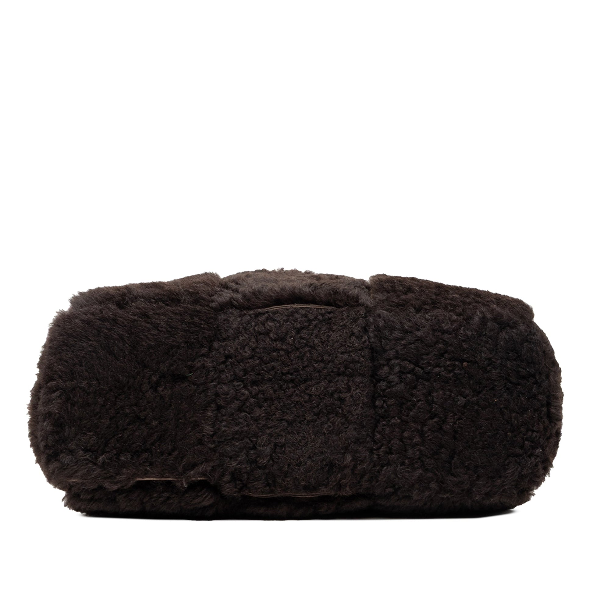 Bottega Veneta Small Shearling Intrecciato Arco Tote