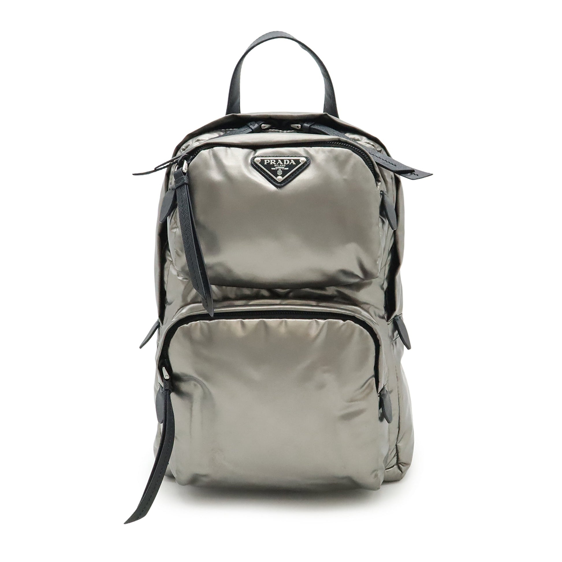 Prada Metallic Tessuto Sling Bag