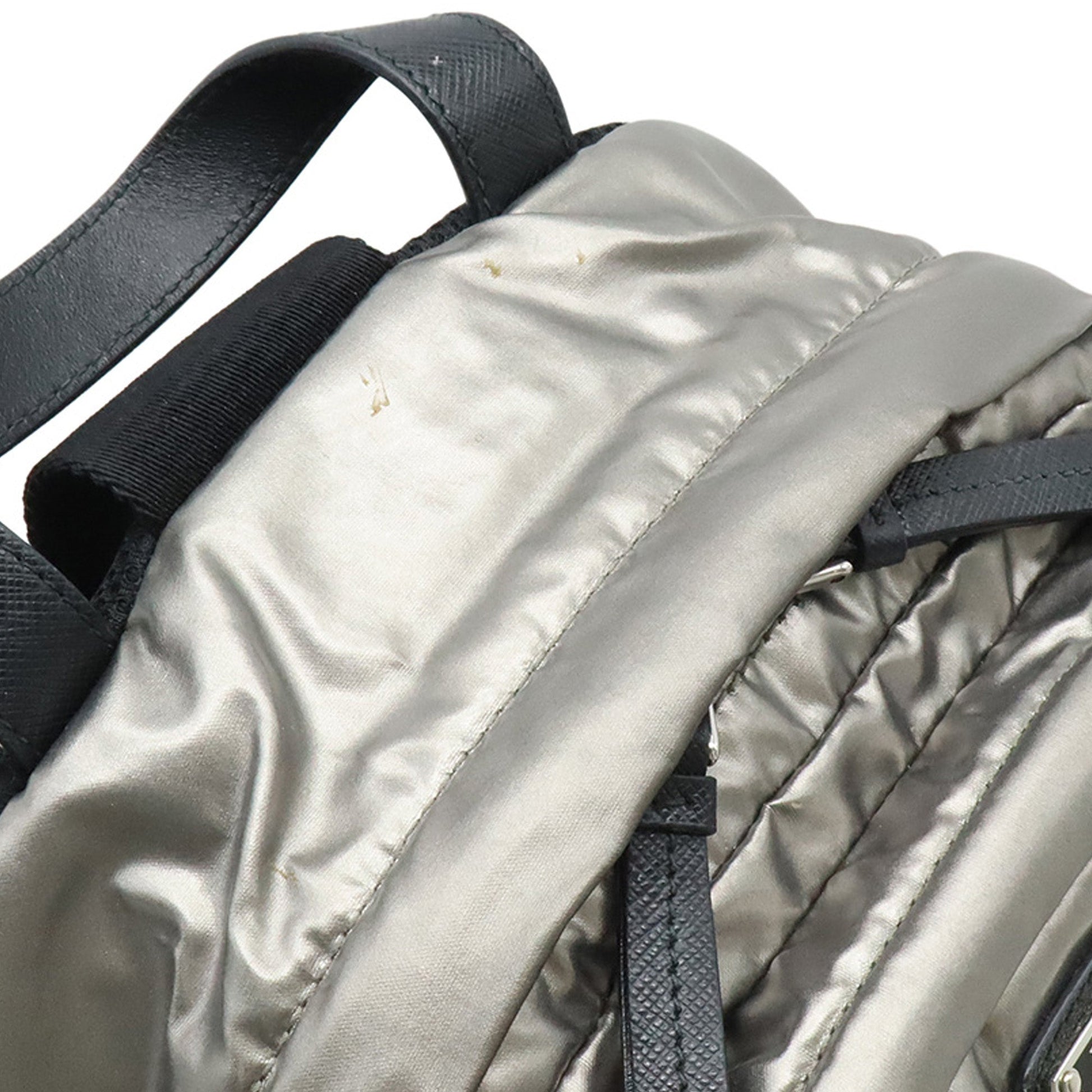 Prada Metallic Tessuto Sling Bag