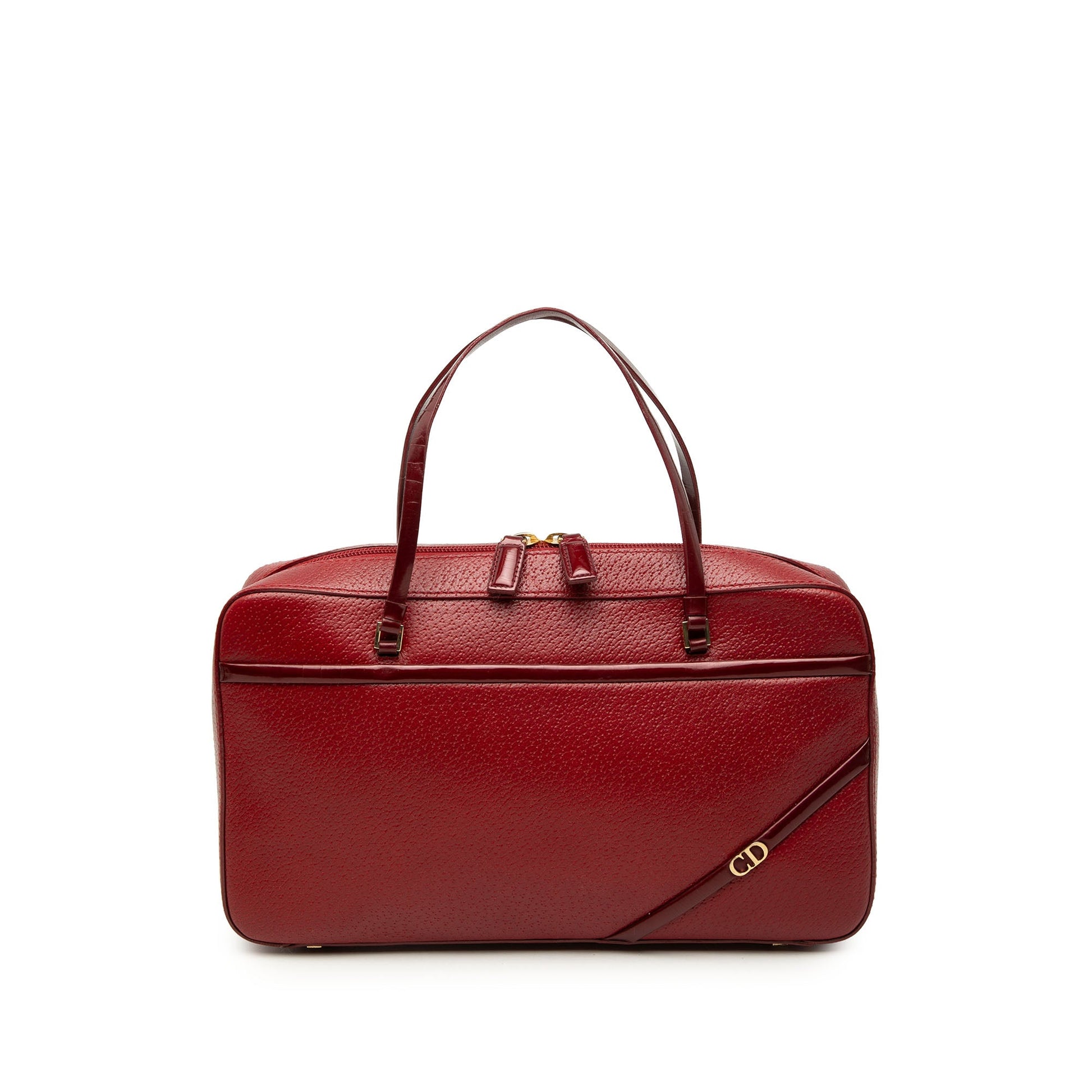 Dior Leather Top Handle Bag