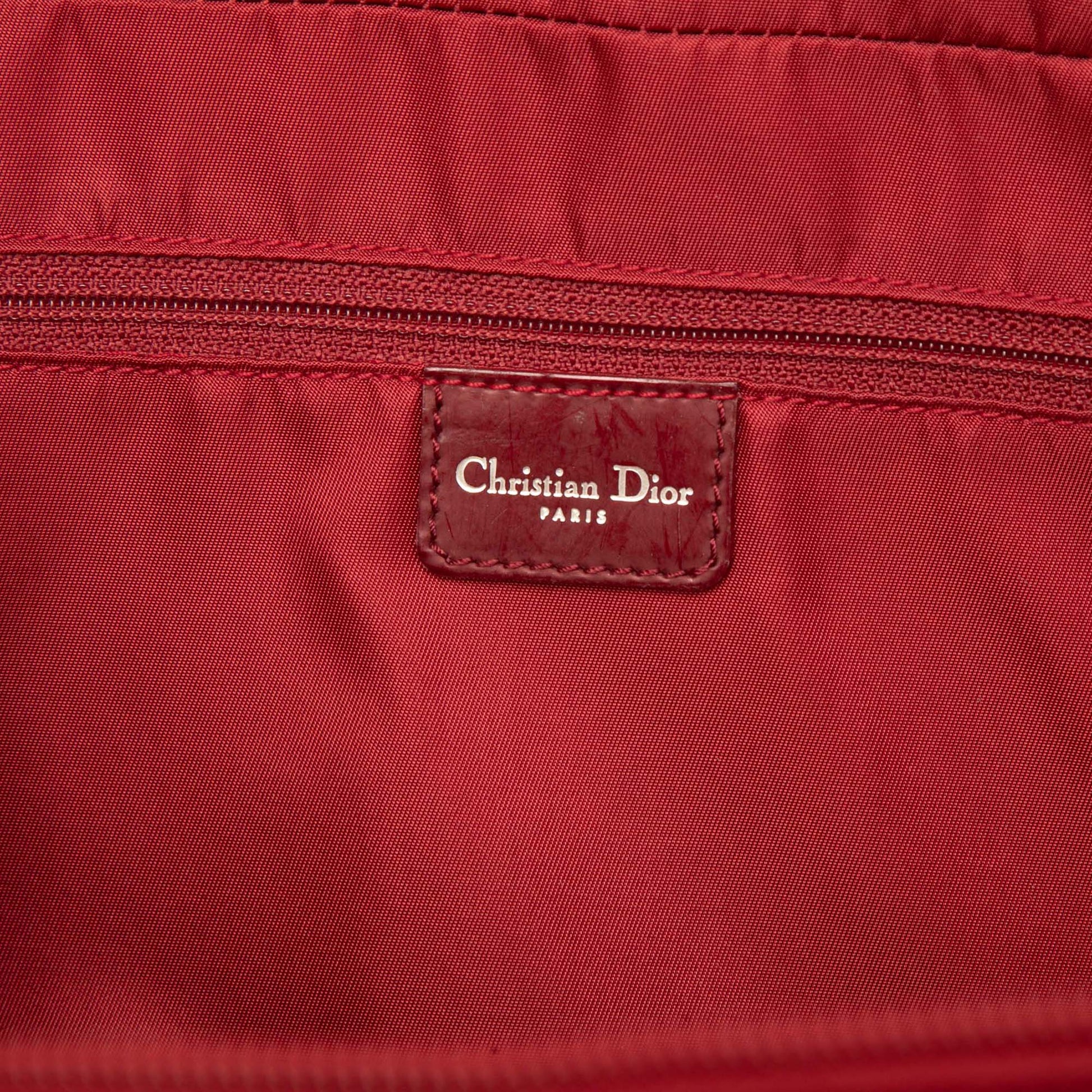 Dior Leather Top Handle Bag
