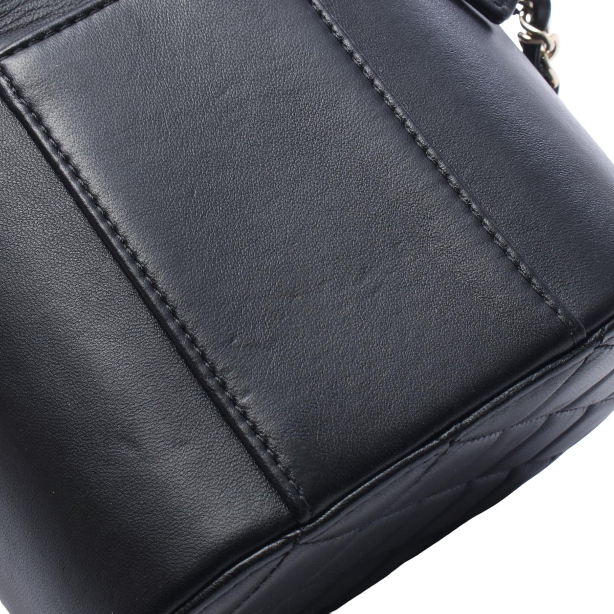 Chanel Lambskin CC Giant Crystal Mania Vanity Case — Black