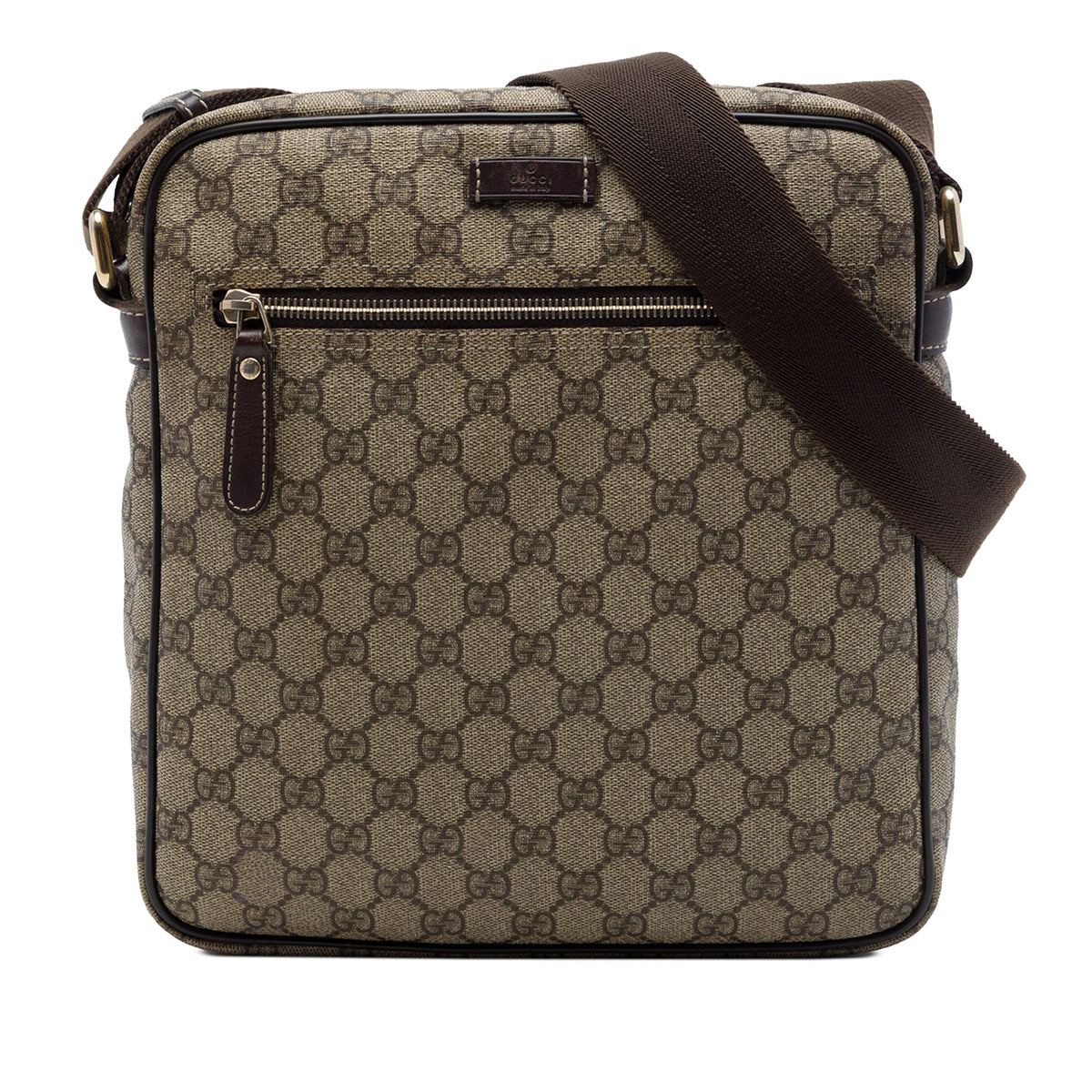 Gucci GG Supreme Crossbody — Beige