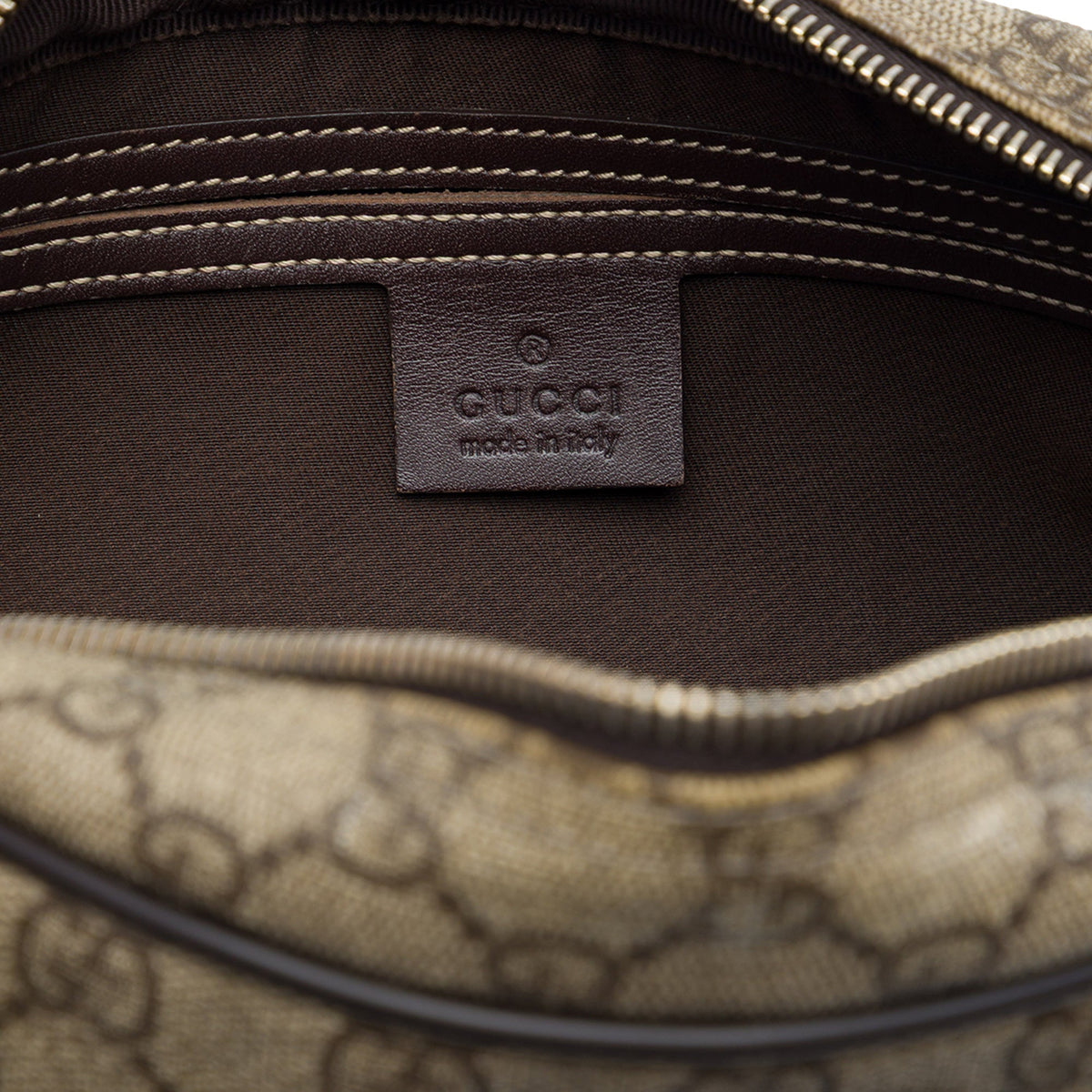 Gucci GG Supreme Crossbody — Beige