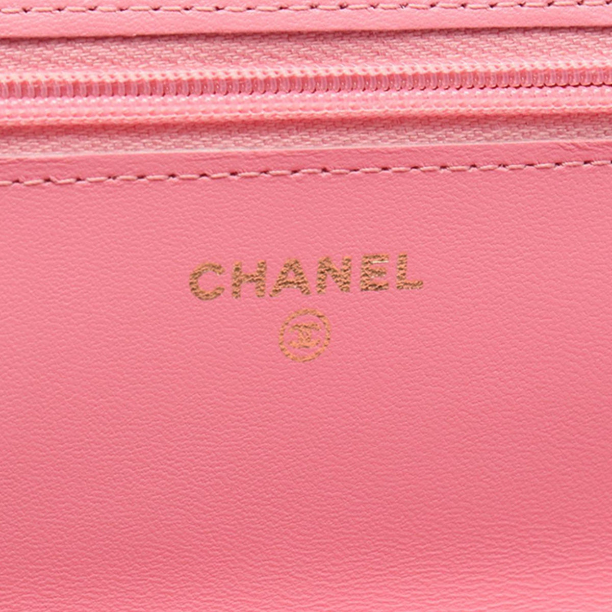 Chanel CC Quilted Lambskin Wallet On Chain