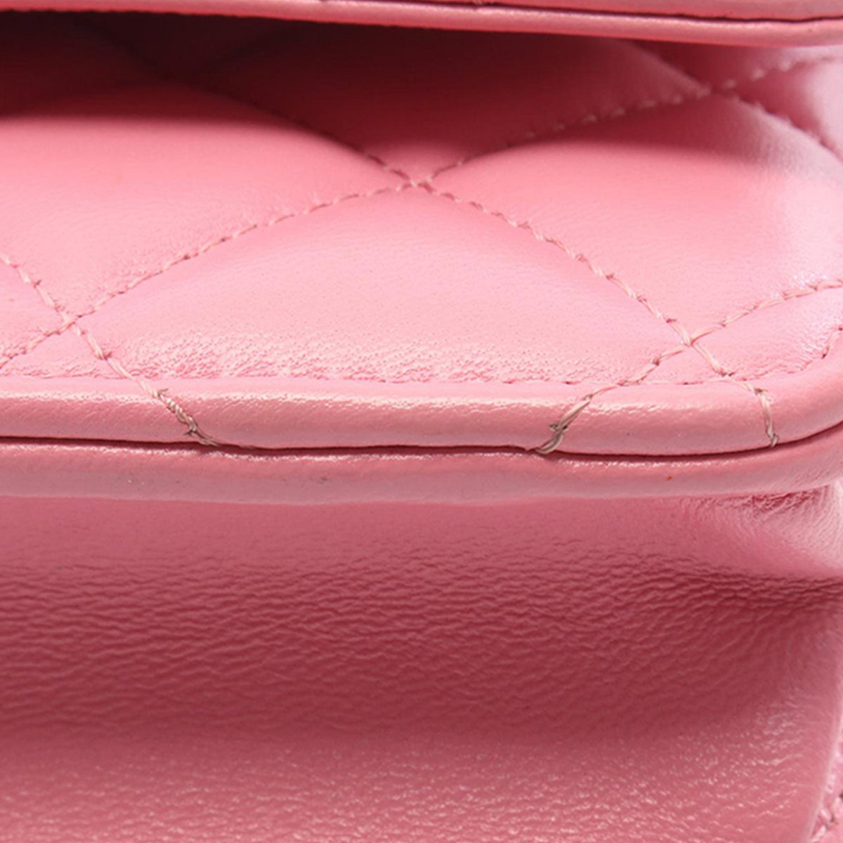 Chanel CC Quilted Lambskin Wallet On Chain