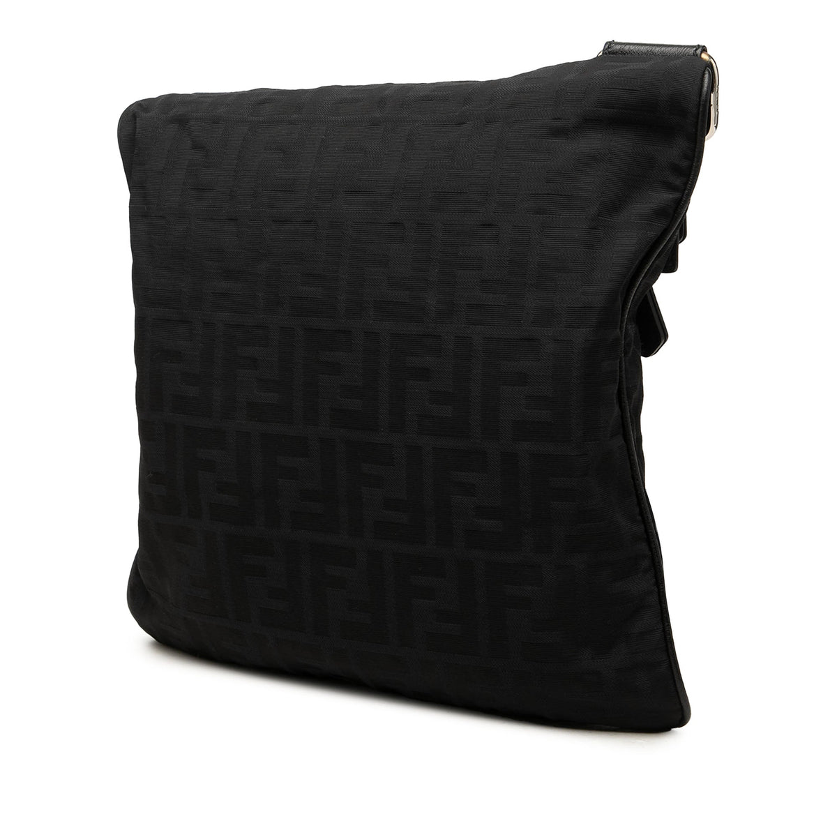 Fendi Zucca Canvas Crossbody — Black