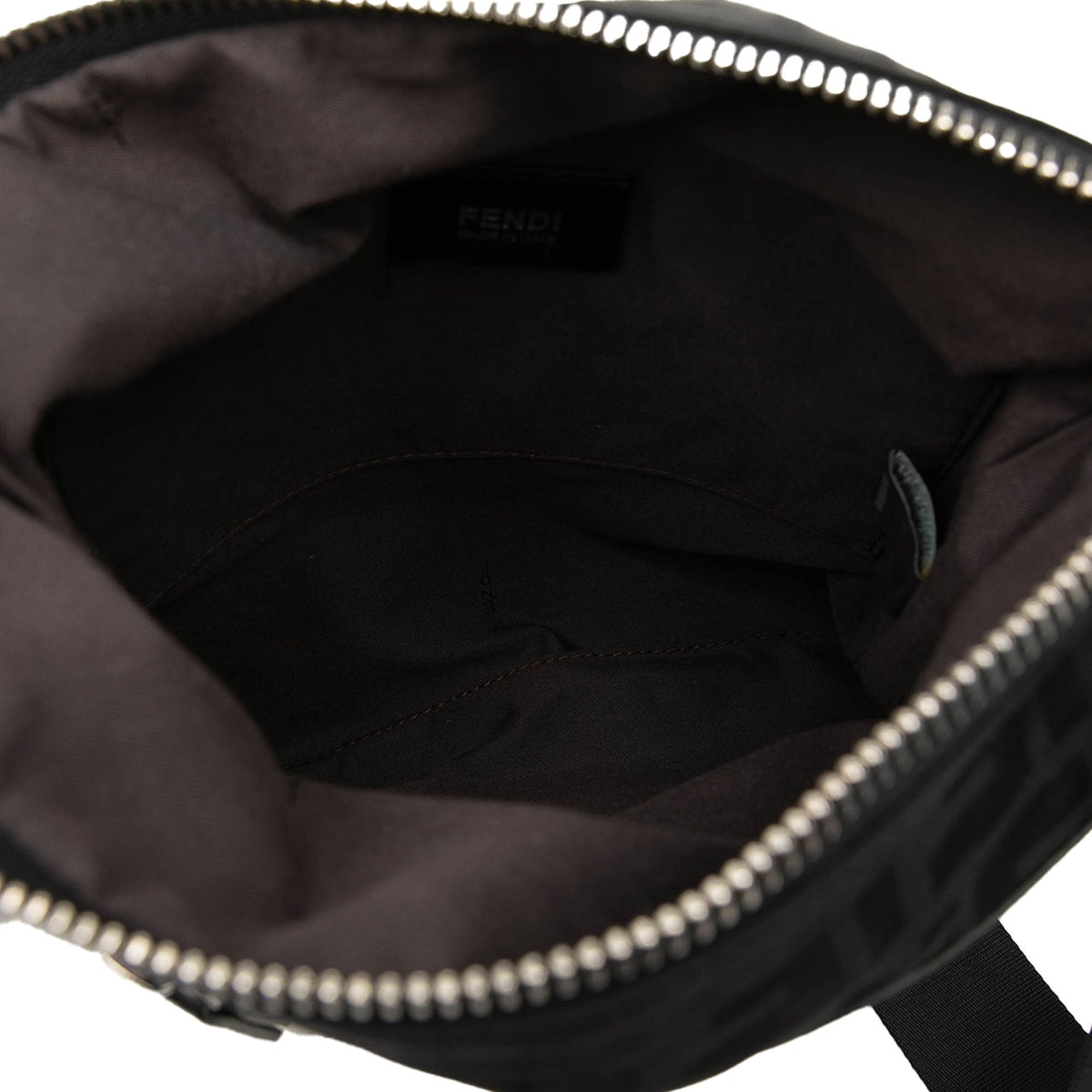 Fendi Zucca Canvas Crossbody — Black
