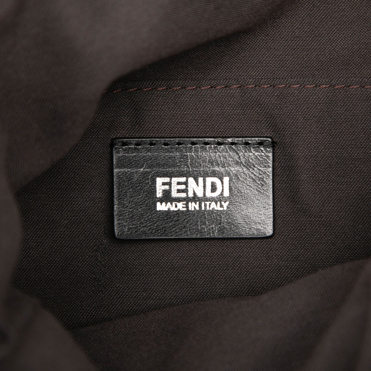 Fendi Zucca Canvas Crossbody — Black