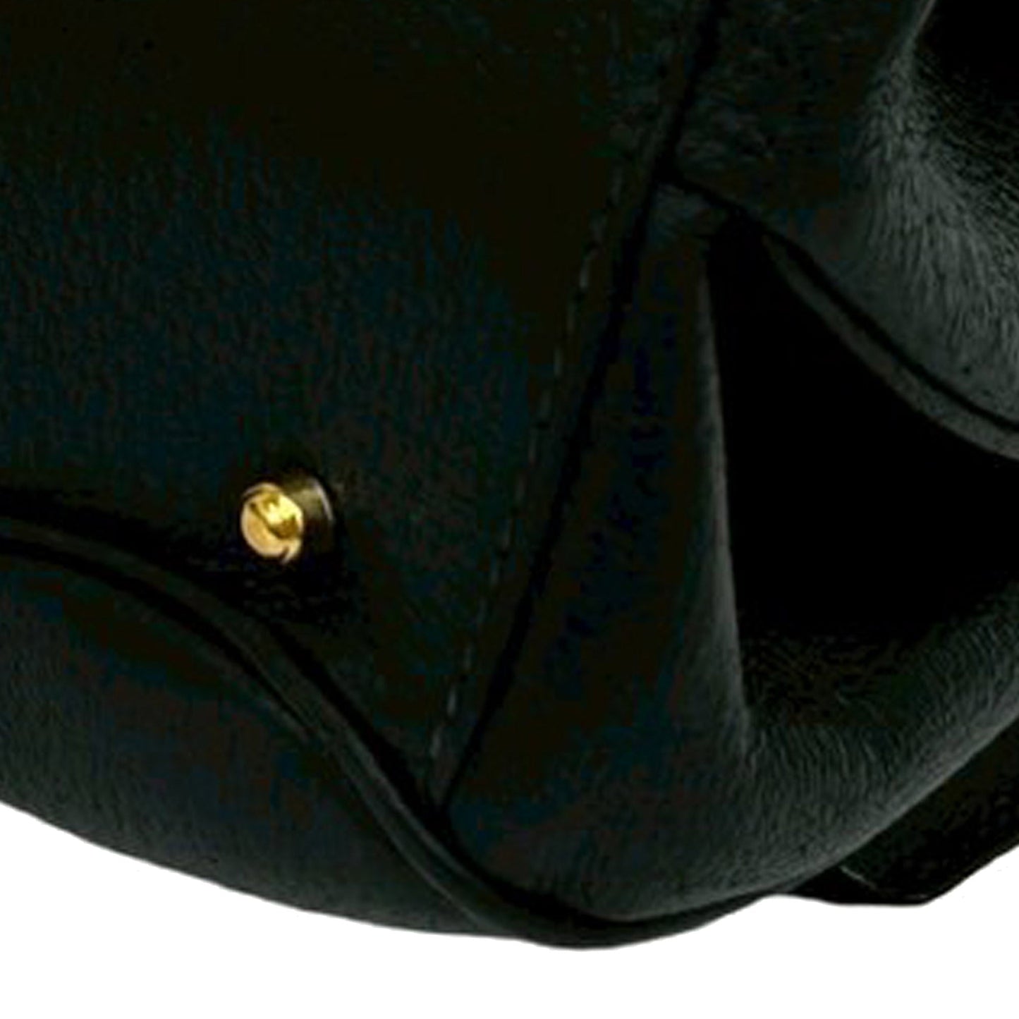 Gucci Medium Grained Calfskin Bamboo Lady Lock Handbag