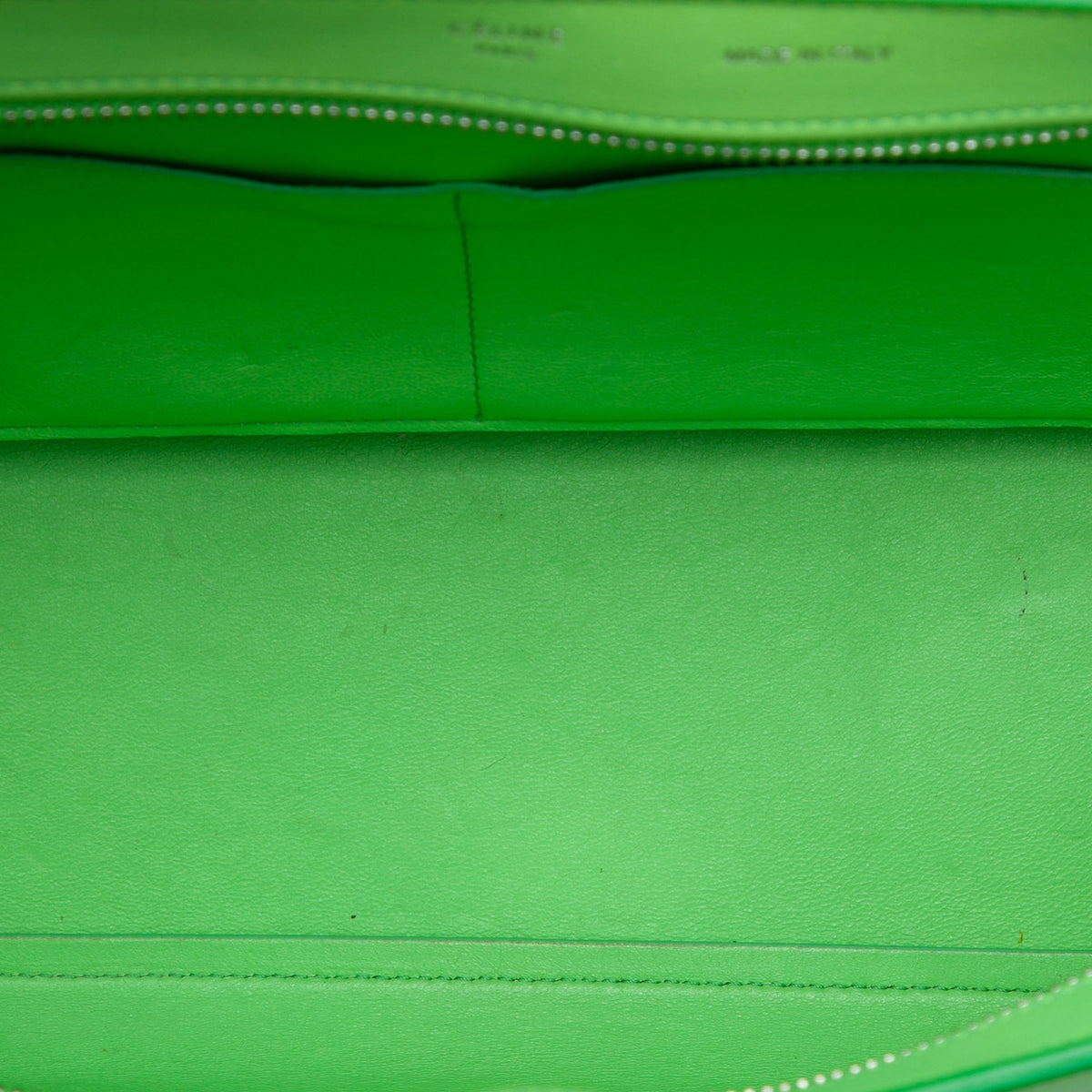 Celine Small Tricolor Leather Trapeze Satchel
