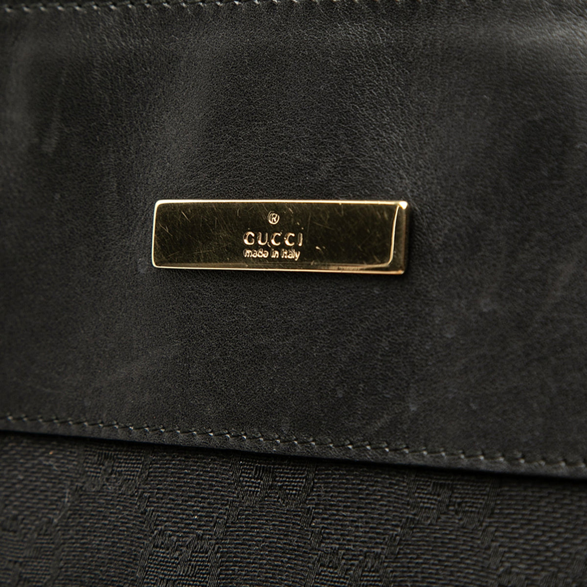 Gucci GG Canvas and Calfskin Crossbody