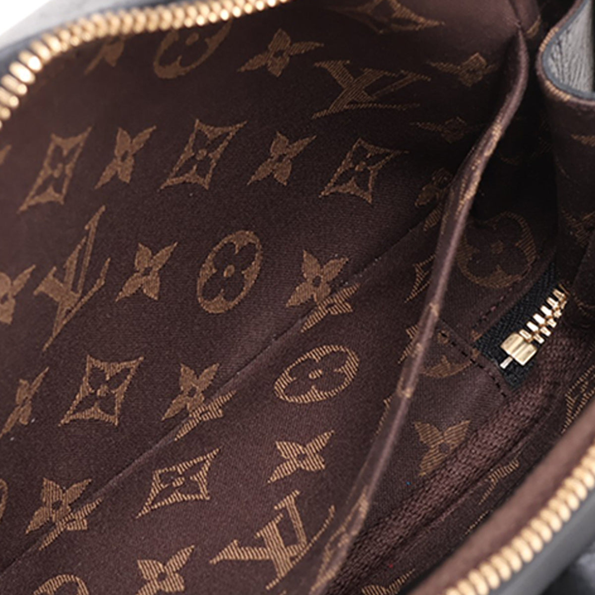 Louis Vuitton Monogram Empreinte Utility Satchel — Black
