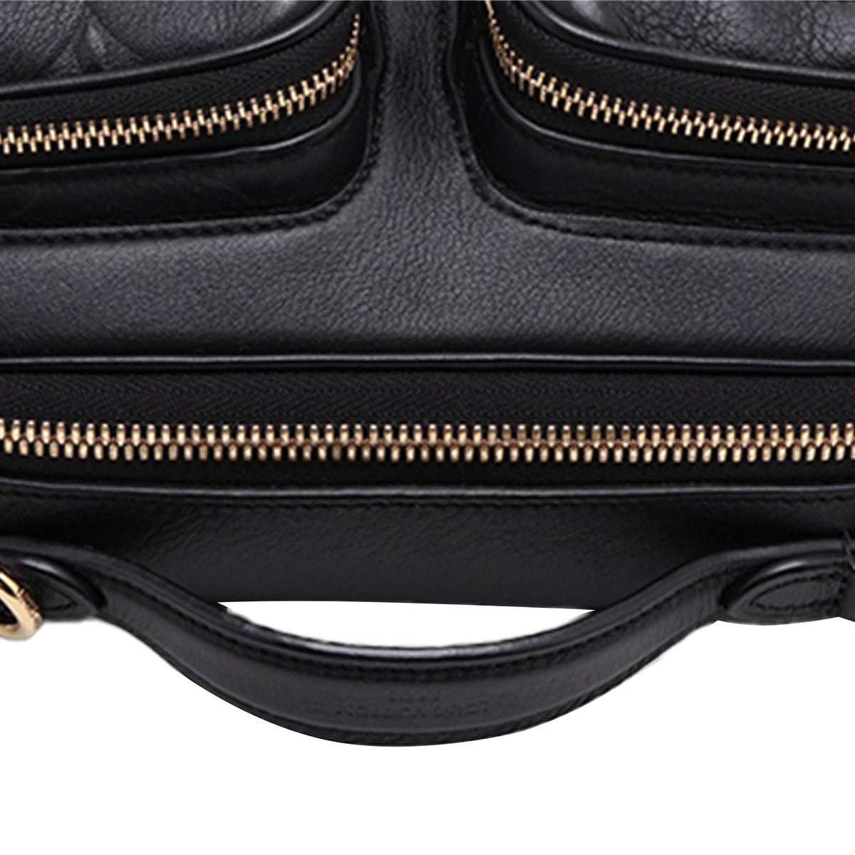 Louis Vuitton Monogram Empreinte Utility Satchel — Black