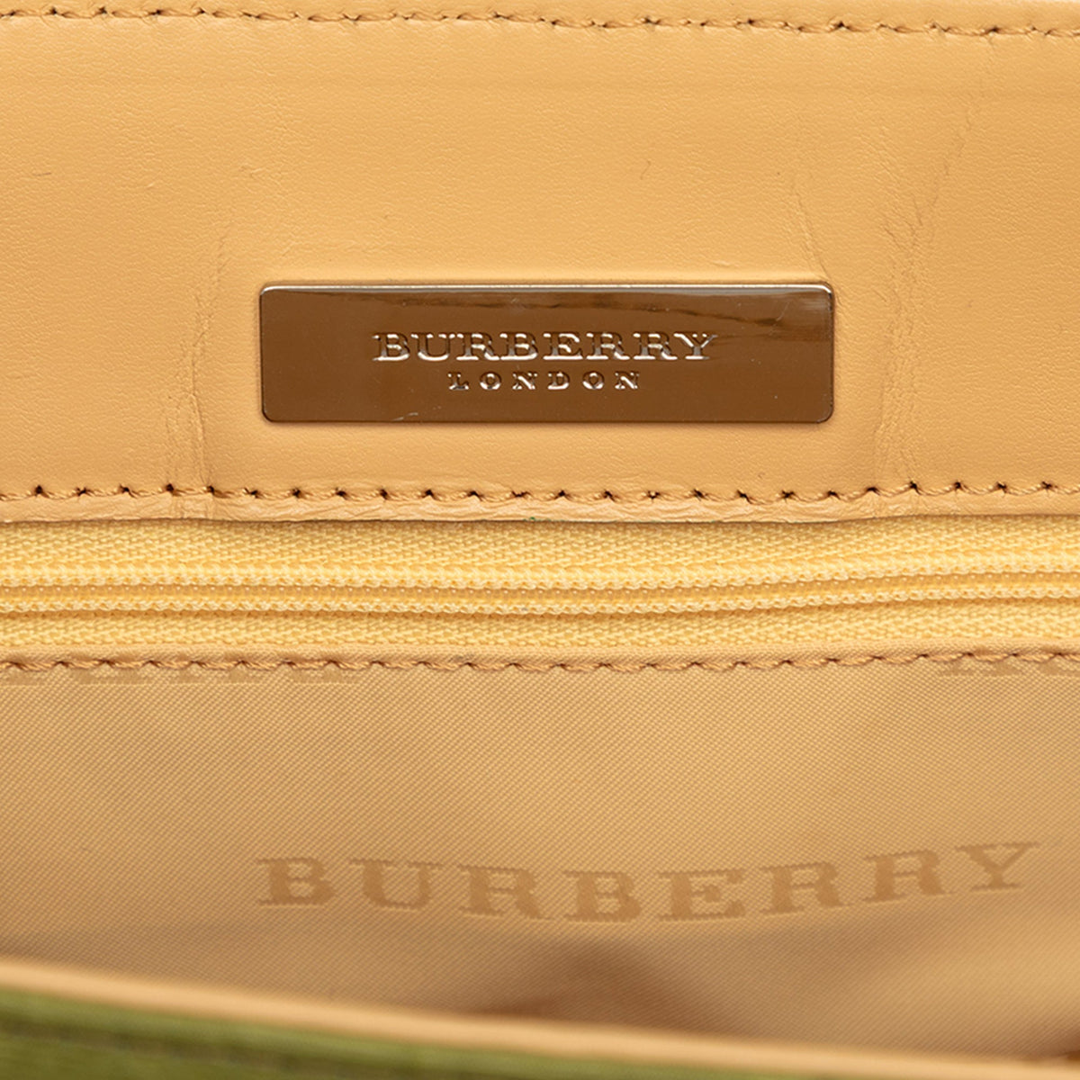 Burberry Stitched Supernova Check Canvas Tote