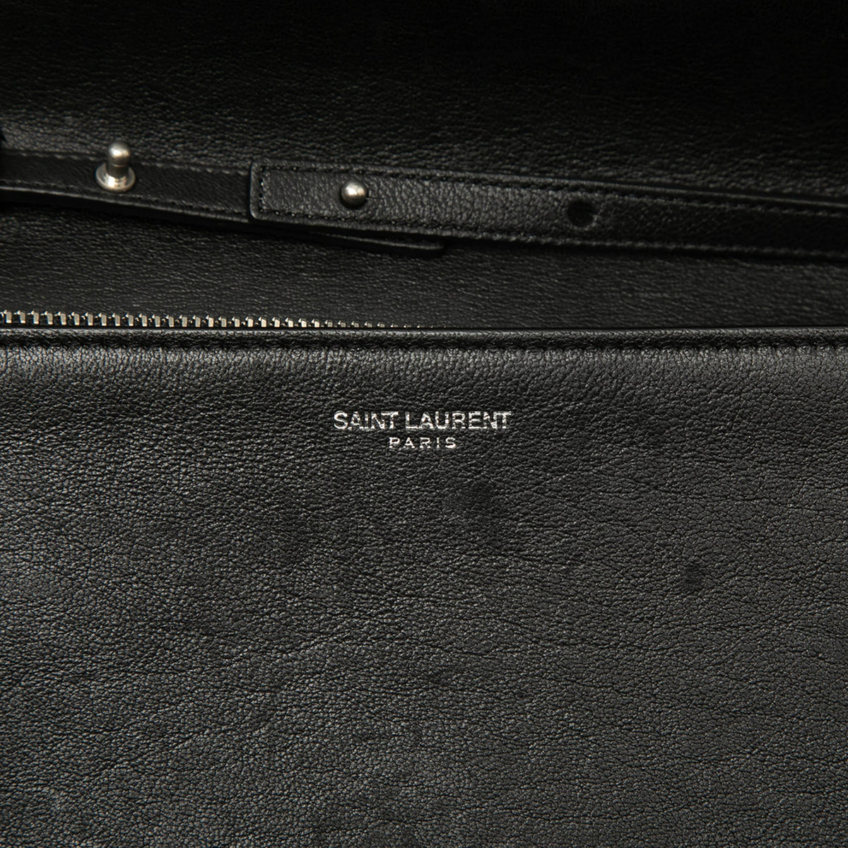 Saint Laurent Calfskin Star Studded Kate Wallet On Chain