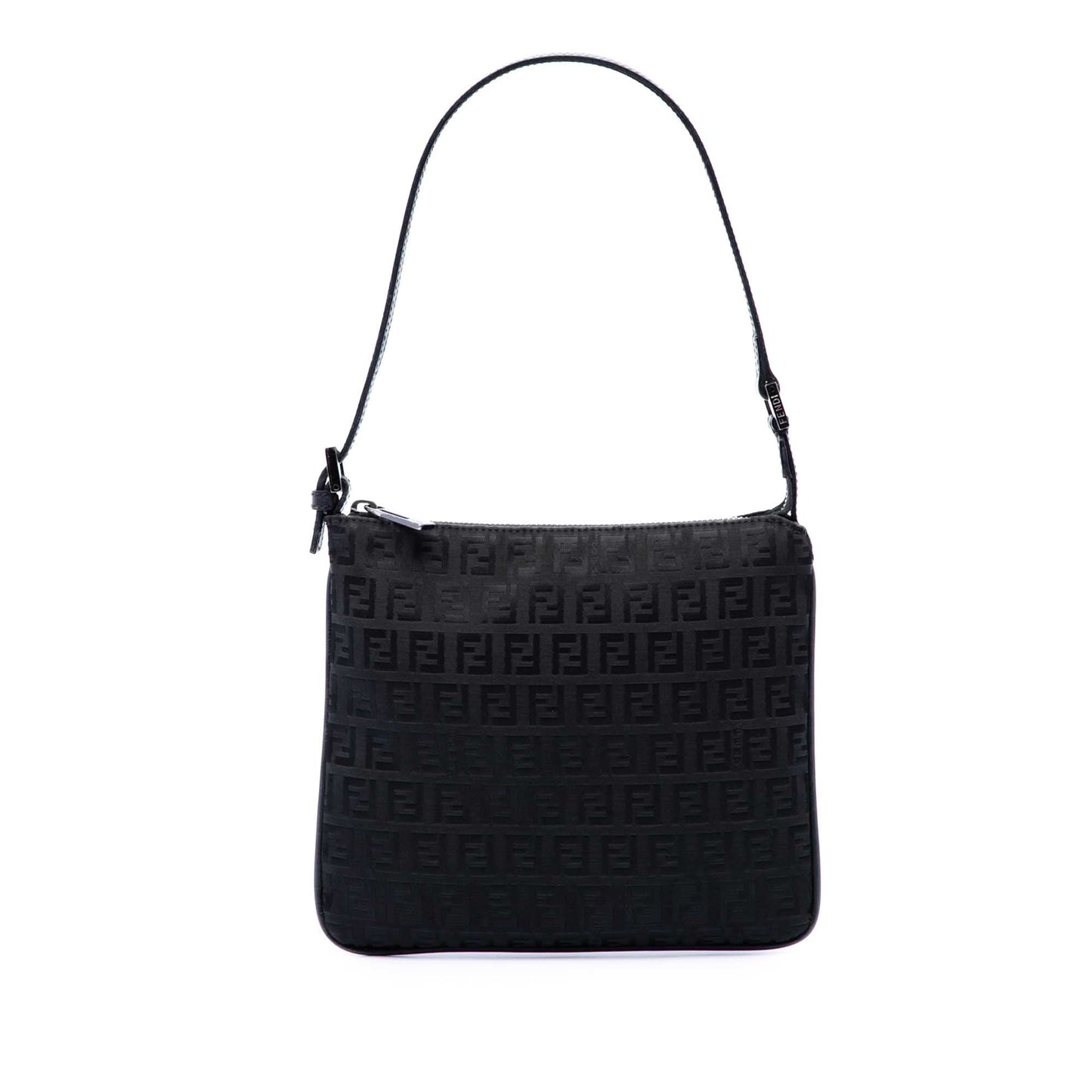 Fendi Zucchino Canvas Shoulder Bag