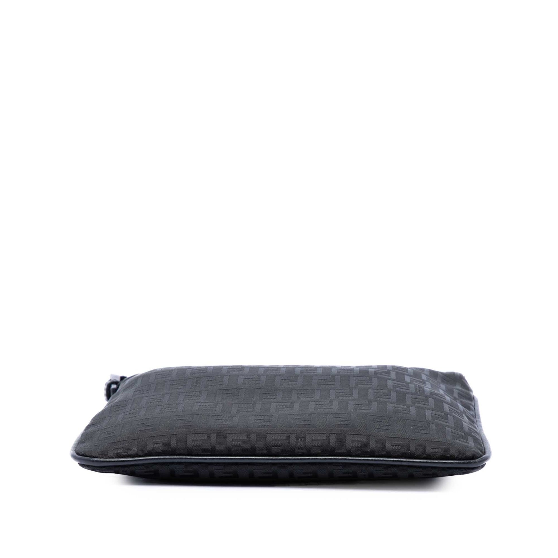 Fendi Zucchino Canvas Shoulder Bag