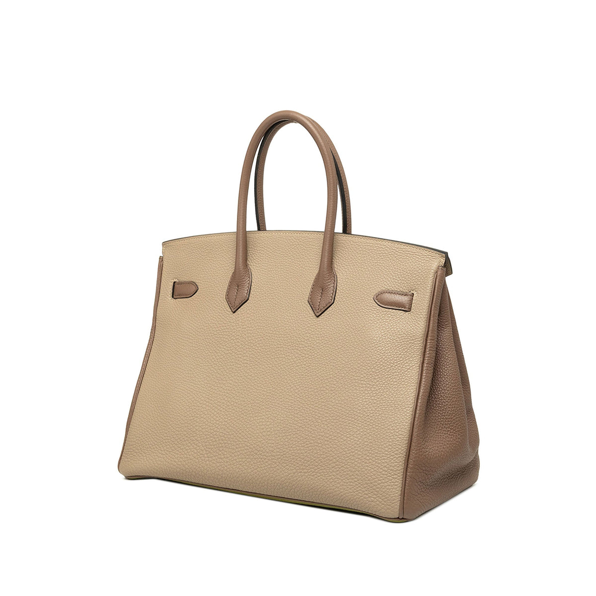 Hermès Special Order Tricolor Togo Birkin Retourne 35 — Green