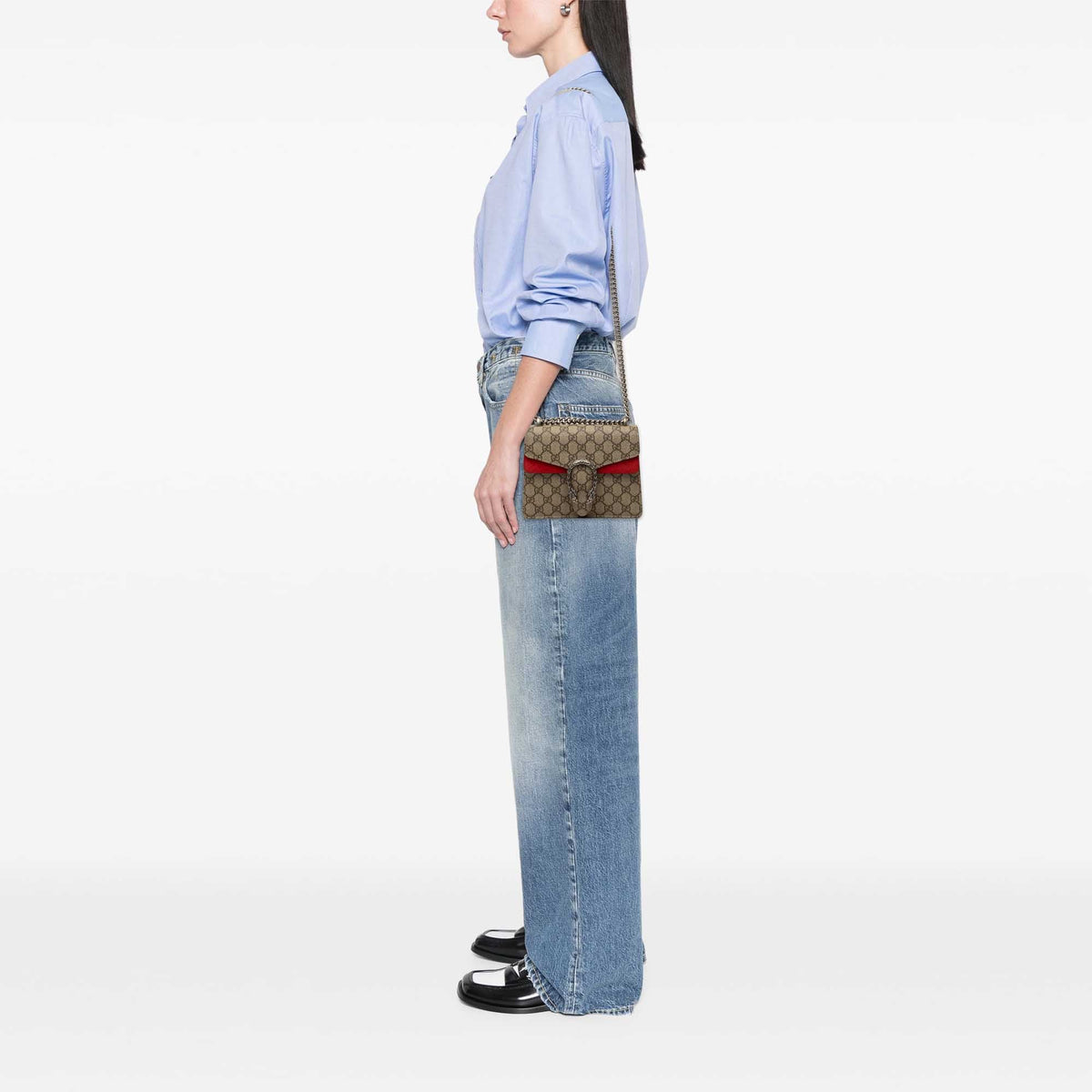 Gucci Small GG Supreme Dionysus Crossbody