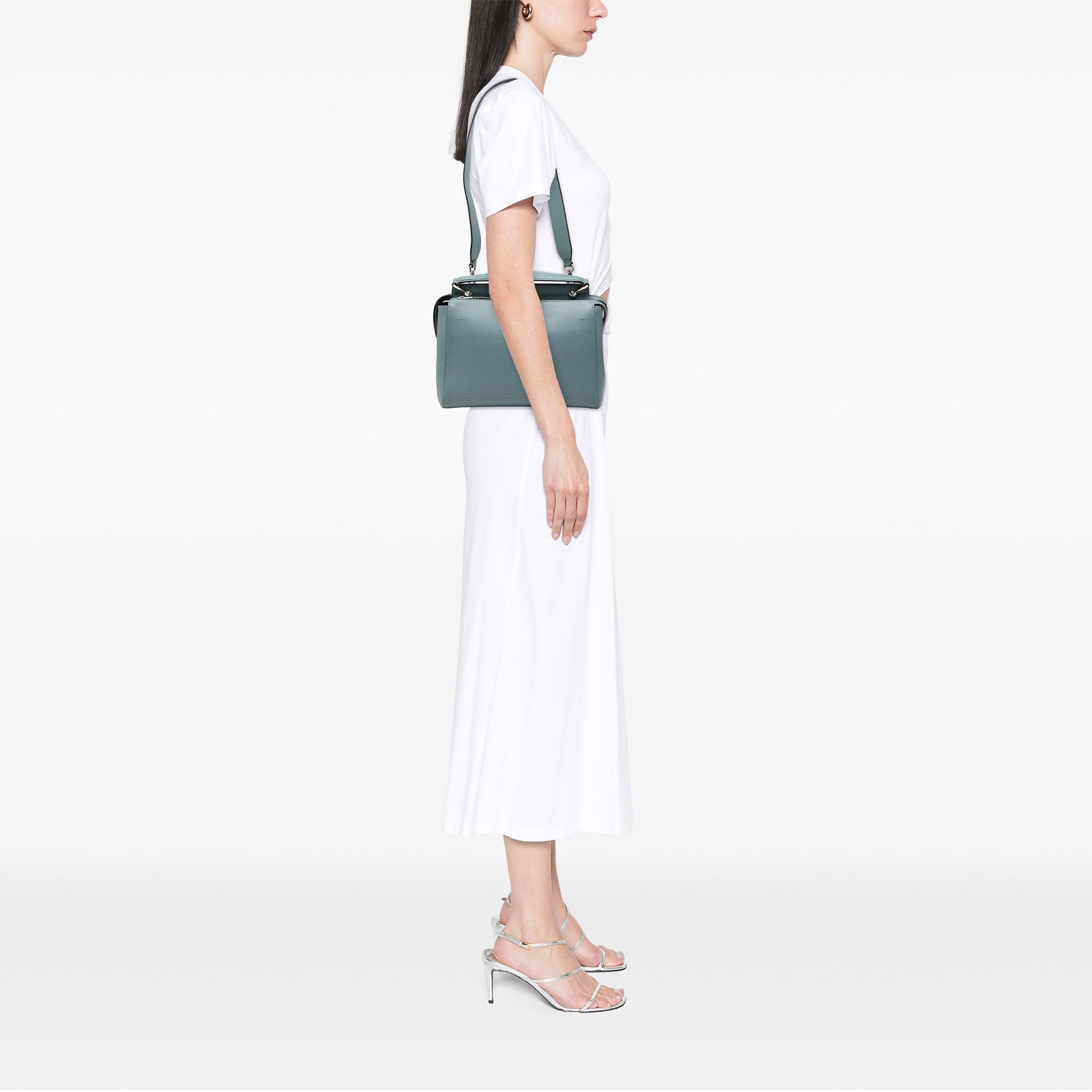 Fendi Medium Leather DotCom Satchel