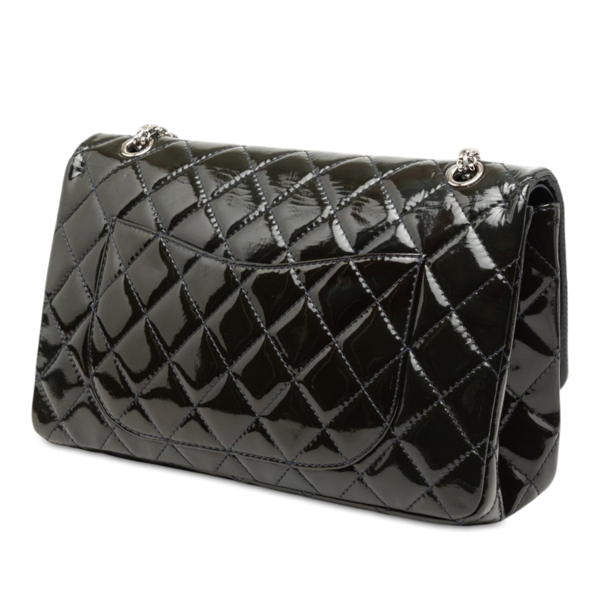 Chanel Quilted Patent Reissue 2.55 Double Flap 227